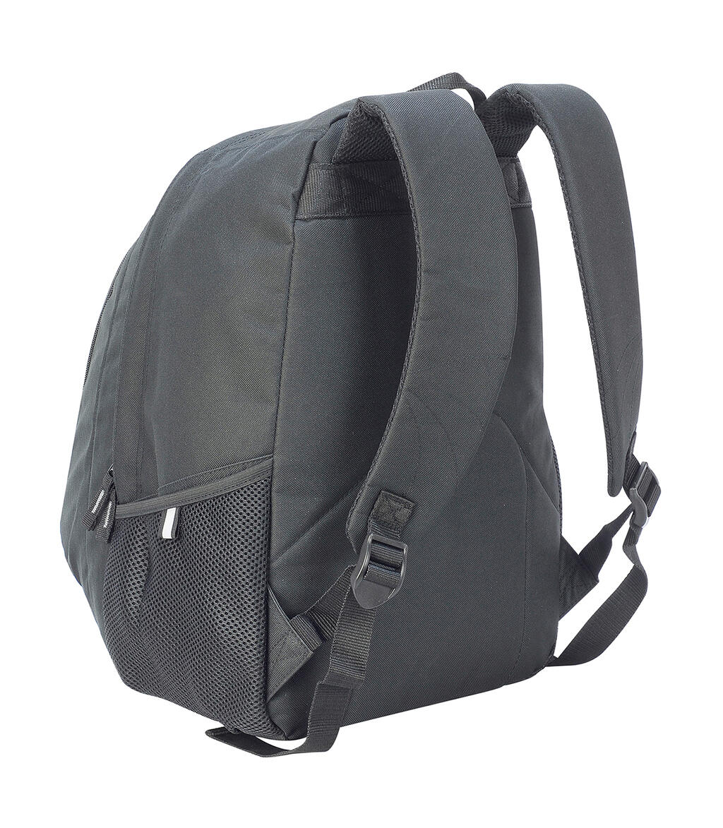 Σακίδιο Geneva Backpack με Ρυθμιζόμενους Padded Ιμάντες Ώμου Sh7241 Shugon Black Red Είδη Ταξιδιου Τσάντες Πλάτης Simple Wear