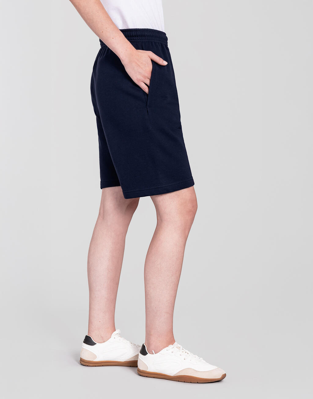 Iconic 250 Shorts 0640660 Fruit Of The Loom Athletic Heather ανδρικά Βερμούδες Σορτς Simple Wear