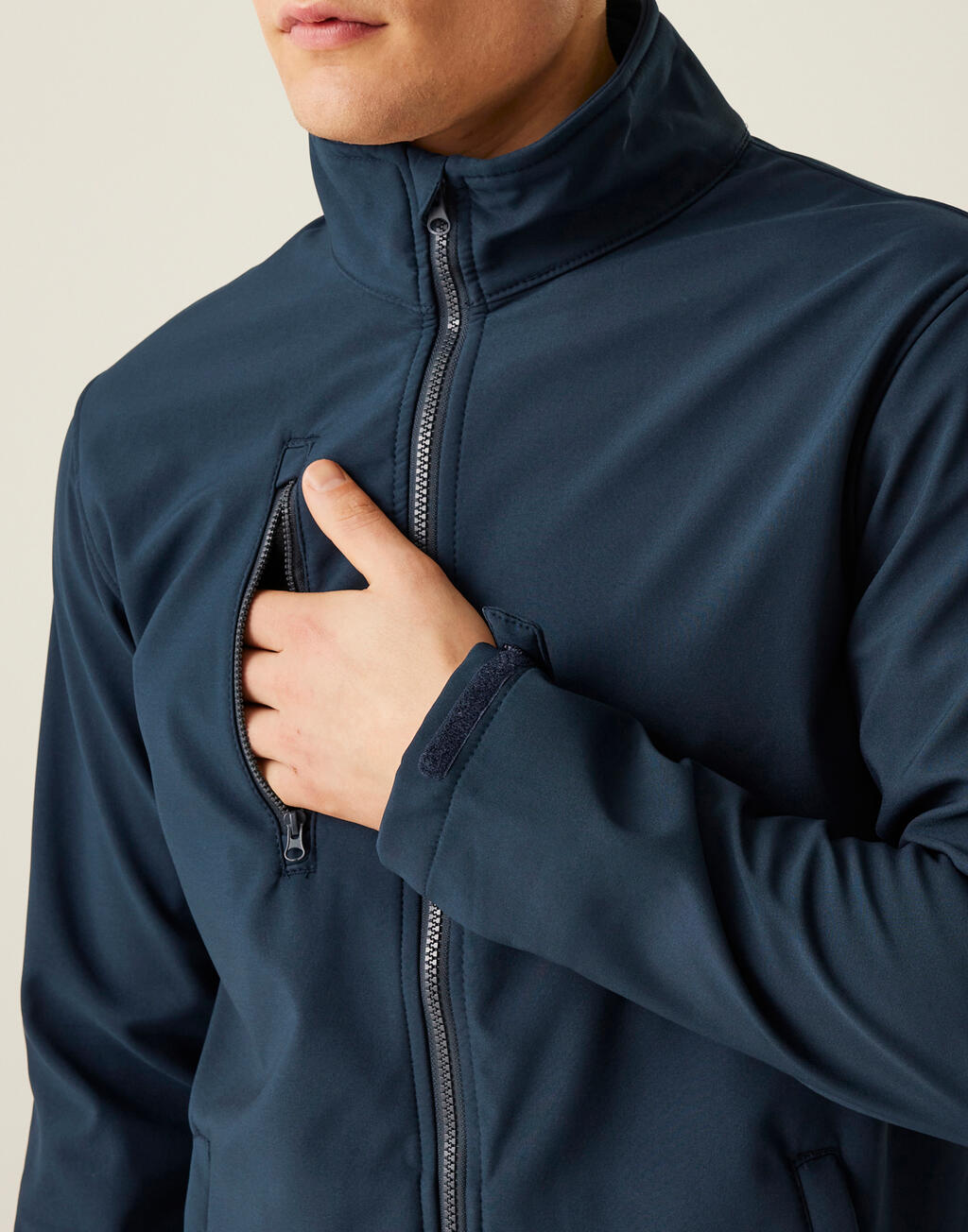 Μπουφάν Ablaze 3 Layer Softshell με Τριπλή Αδιάβροχη Μεμβράνη Tra610 Regatta Navy ανδρικά Simple Wear