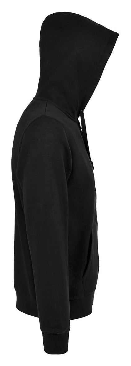 Ανδρική Ζακέτα Φούτερ με Κουκούλα Spike Men - 03105 Sols Black ανδρικά Simple Wear