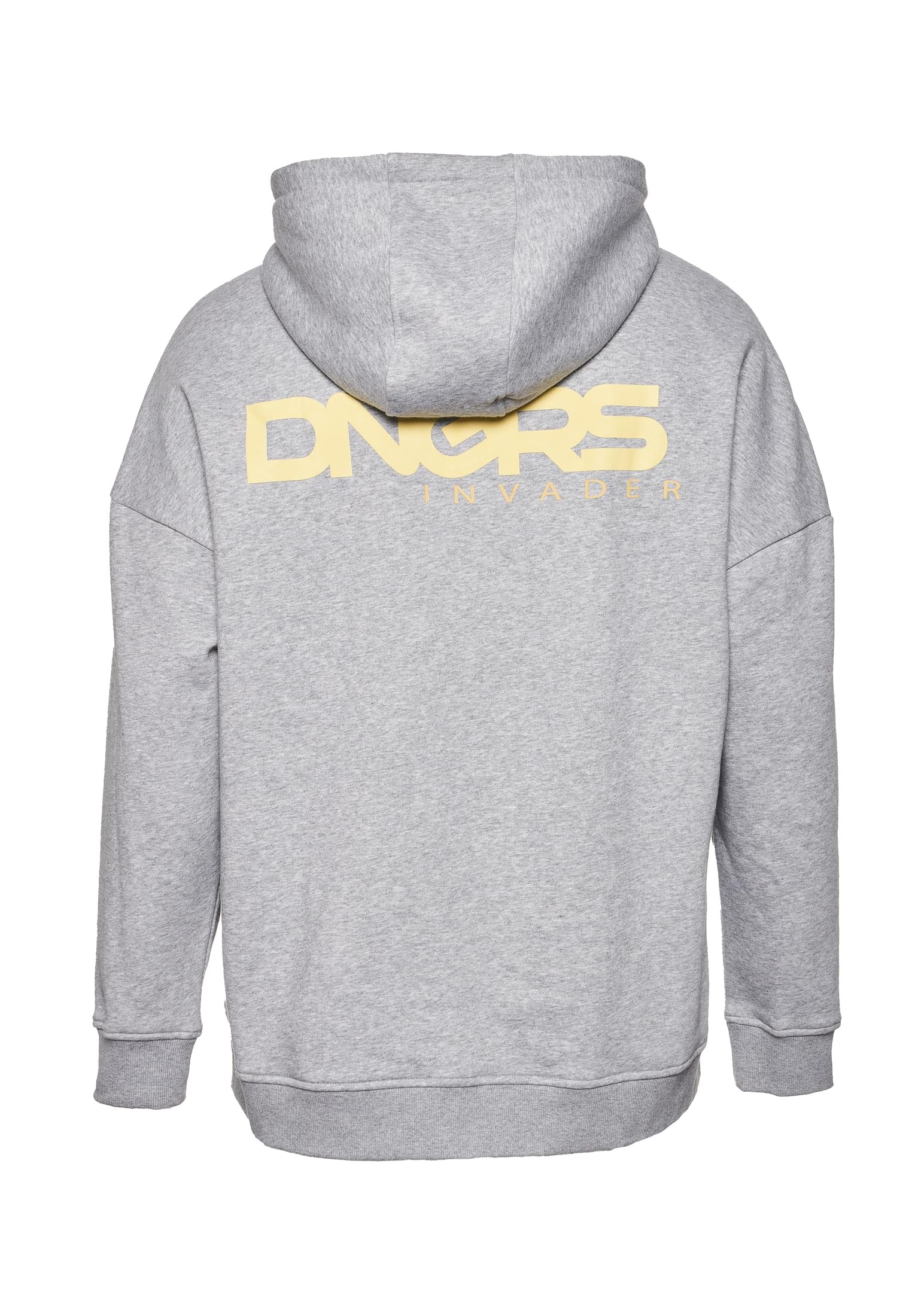 Launch Hoody Oversized Fit για Αστικό Στυλ Dghd492T-00111 Dangerous Dngrs Grey ανδρικά Φούτερ Simple Wear