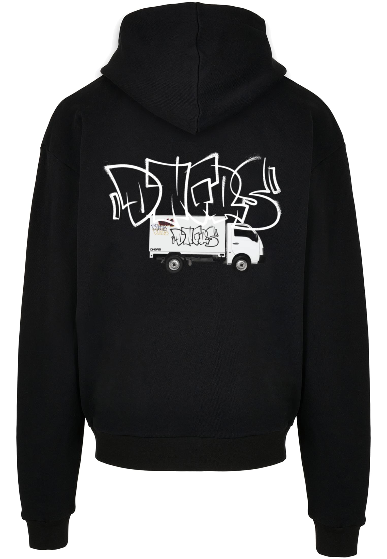 Hoodie Dghd514M Dngrs με Κλασική Τσέπη Καγκουρό Dghd514M-00007 Dangerous Black ανδρικά Φούτερ Simple Wear