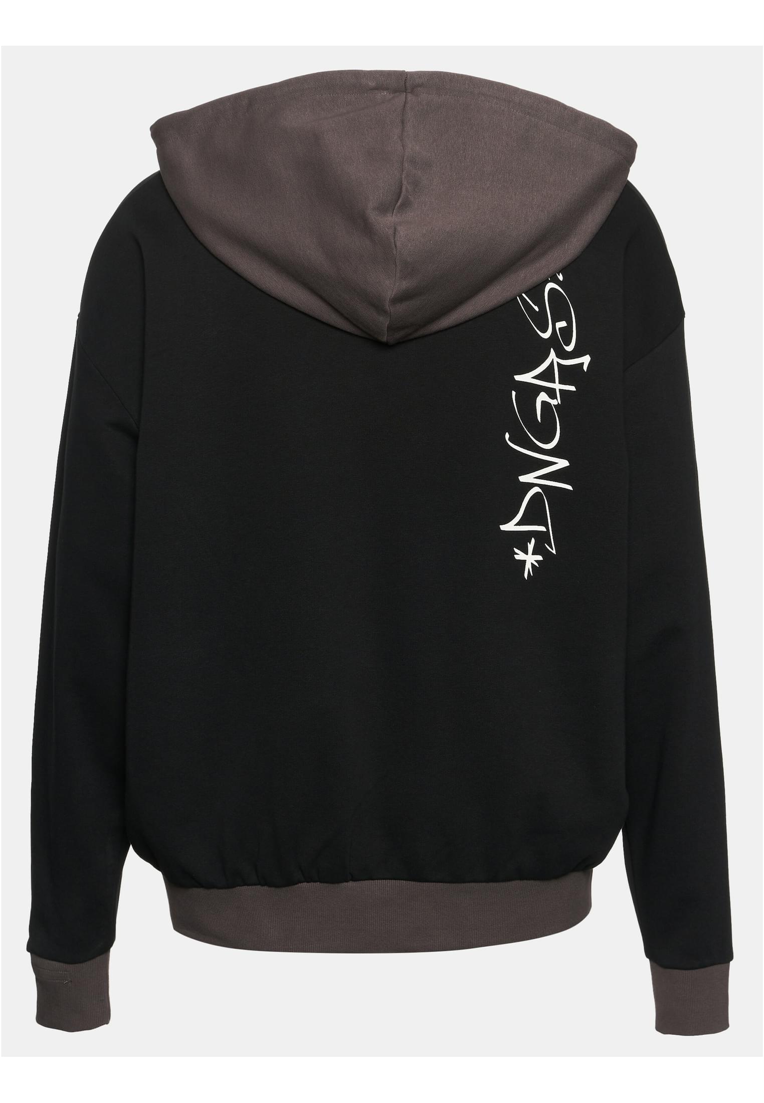 Hoodie Blend με Μοντέρνο Σχέδιο Και Χαλαρή Εφαρμογή Dghd517-01198 Dangerous Dngrs Black Grey ανδρικά Φούτερ Simple Wear