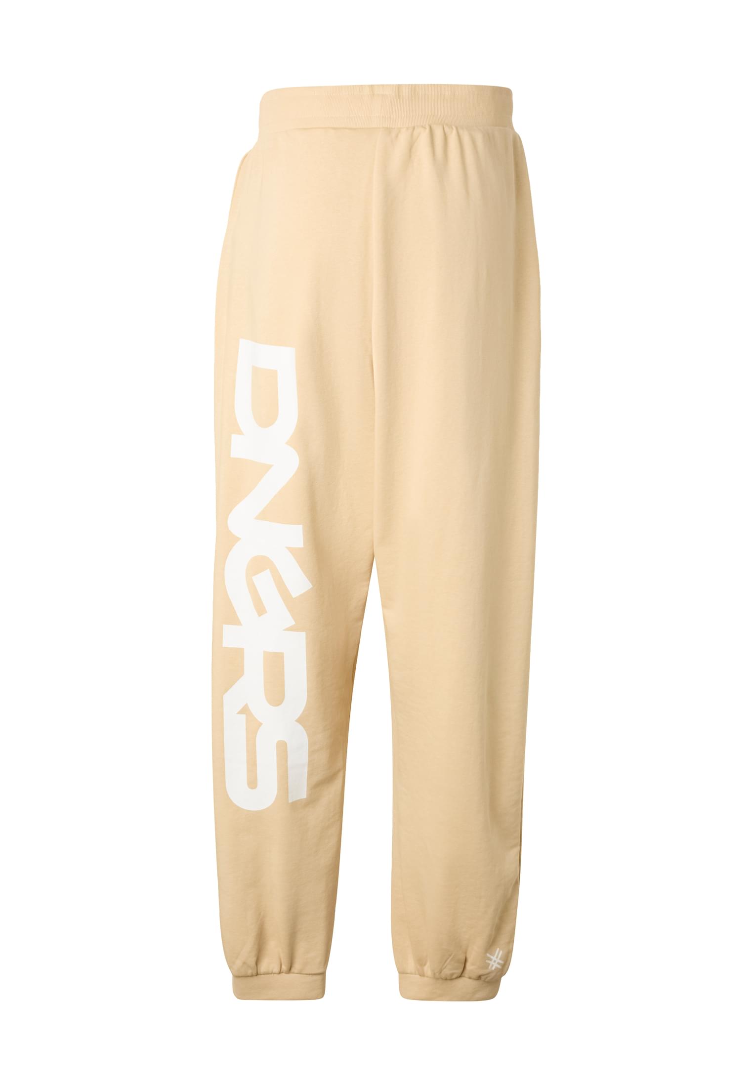 Jogginghosen Balance με Ελαστικές Μανσέτες Dgsp498-03395 Dangerous Dngrs Beige White γυναικεία Παντελόνια Simple Wear