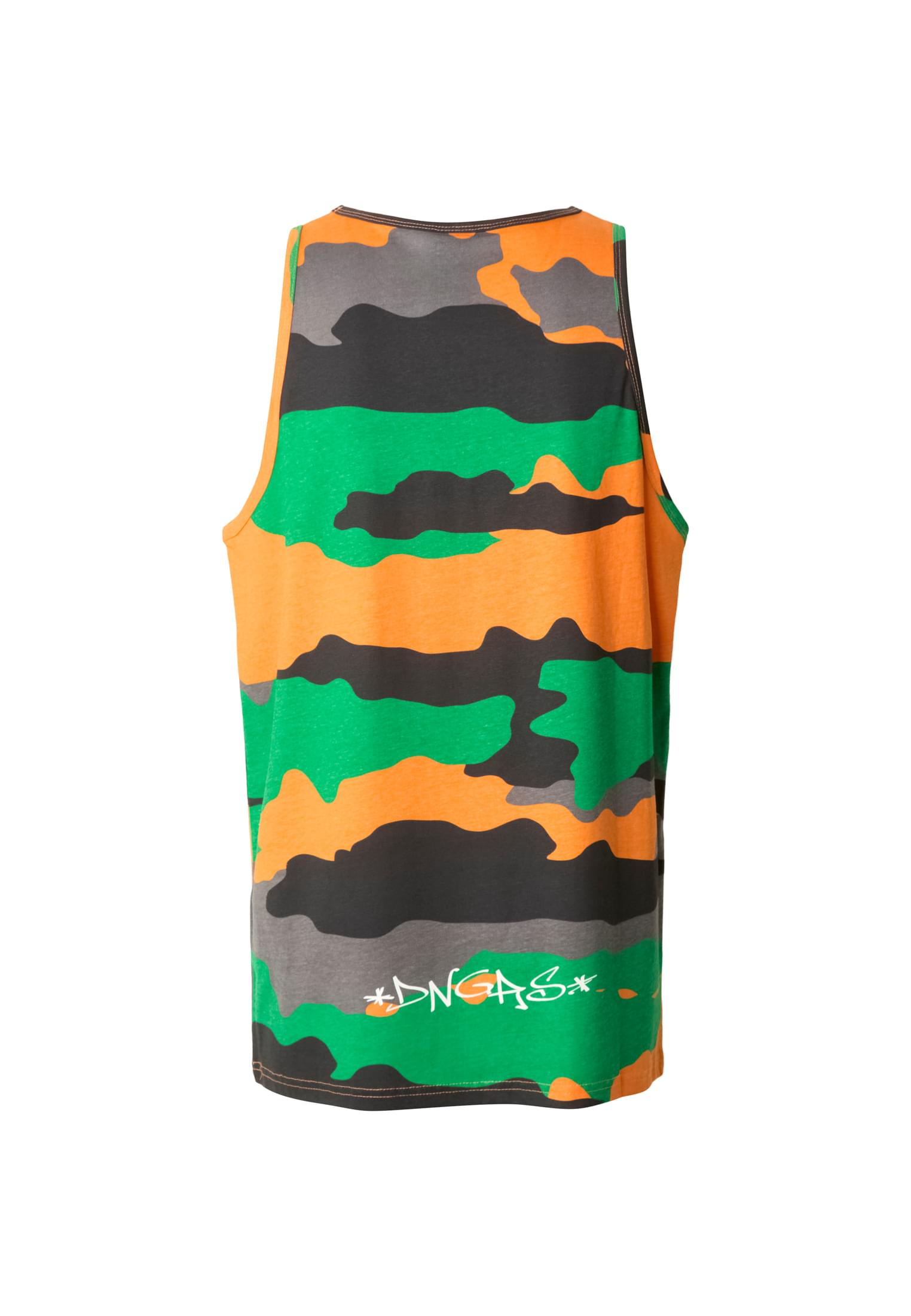 Tank Top Shrill με Δυναμικό Καμουφλάζ Και Στρογγυλό Λαιμό Dgtt222-02529 Dangerous Dngrs Camouflage ανδρικά Basic T-Shirts Simple Wear Μπλουζάκια 