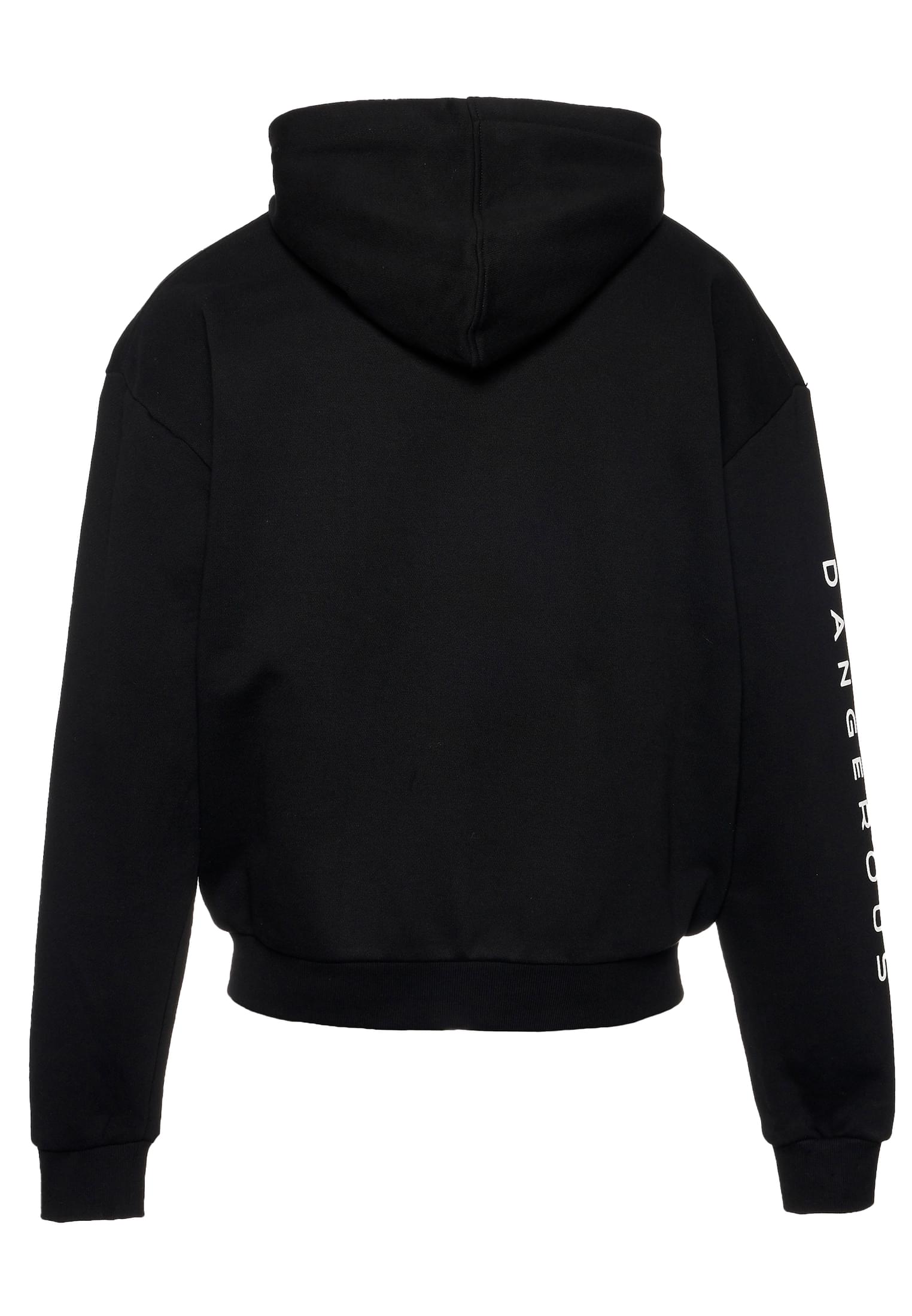 Μπουφάν Decent Zip Hoody με 100% Βαμβακερό Ύφασμα Dgzh059T-00007 Dangerous Dngrs Black ανδρικά Simple Wear