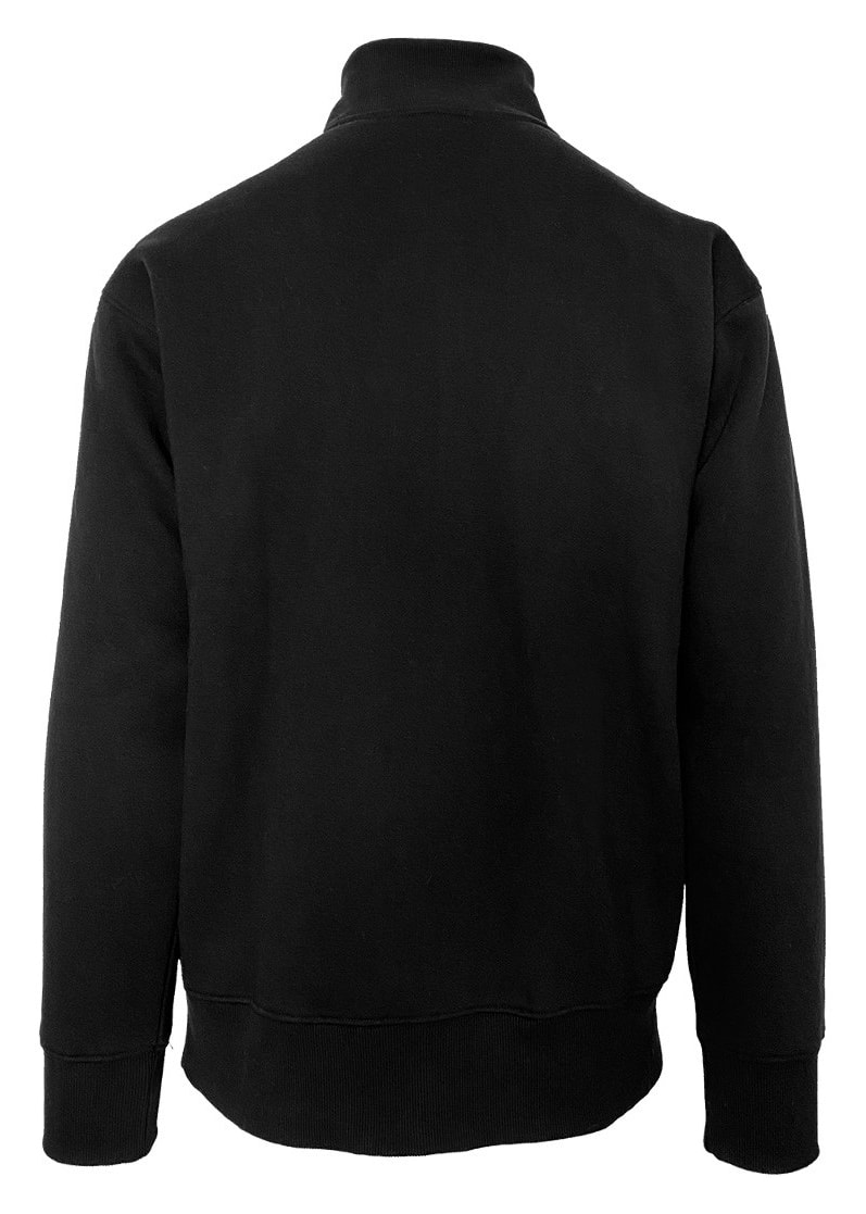Unisex Ζακέτα Φούτερ Χωρίς Κουκούλα Root - 00151C About Basics Black ανδρικά Simple Wear