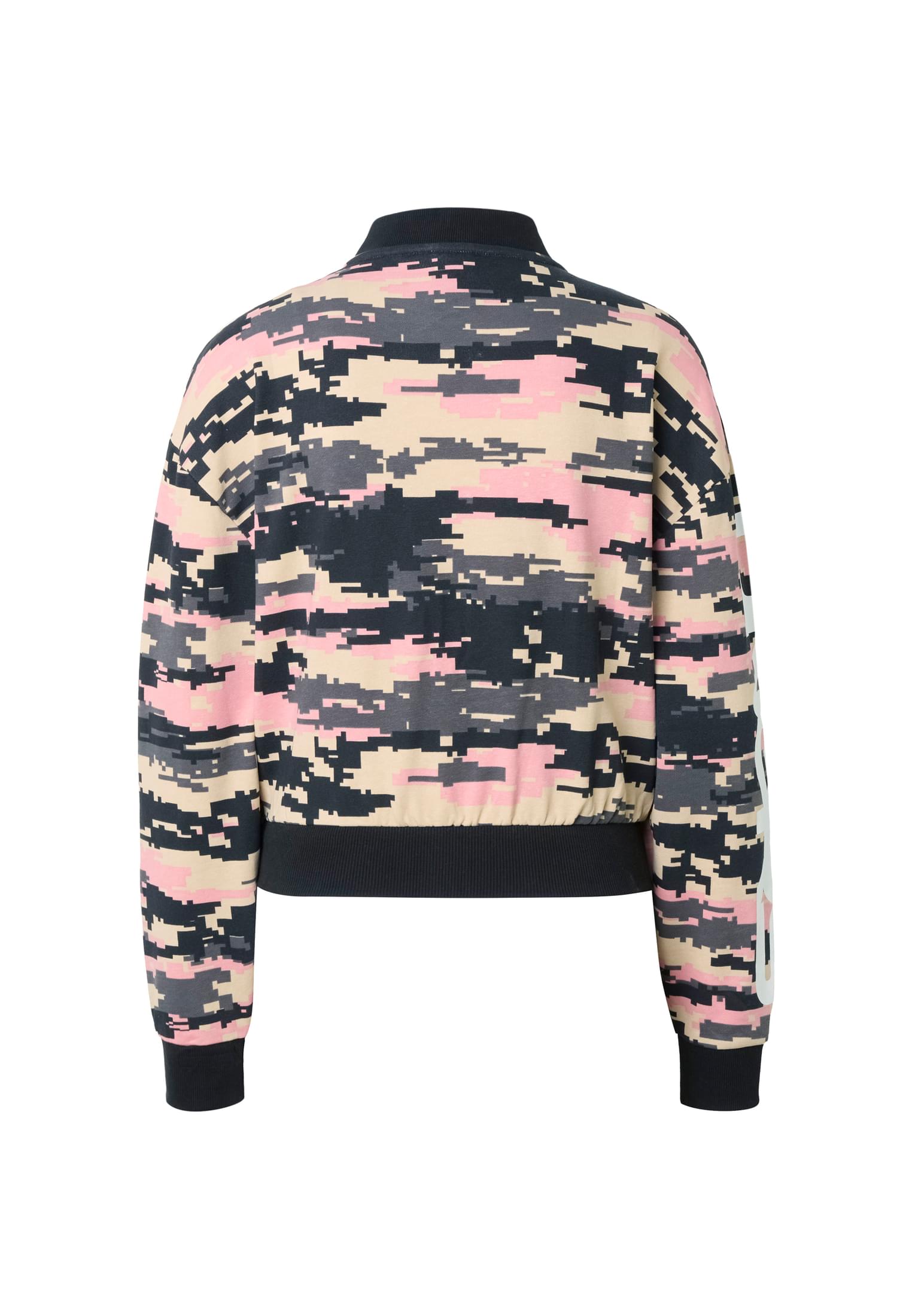 Cropped Bomber Jacket Express College με Ψηφιακό Καμουφλάζ Dlja152-17104 Dangerous Dngrs Pixelcamouflage γυναικεία Μπουφάν Simple Wear