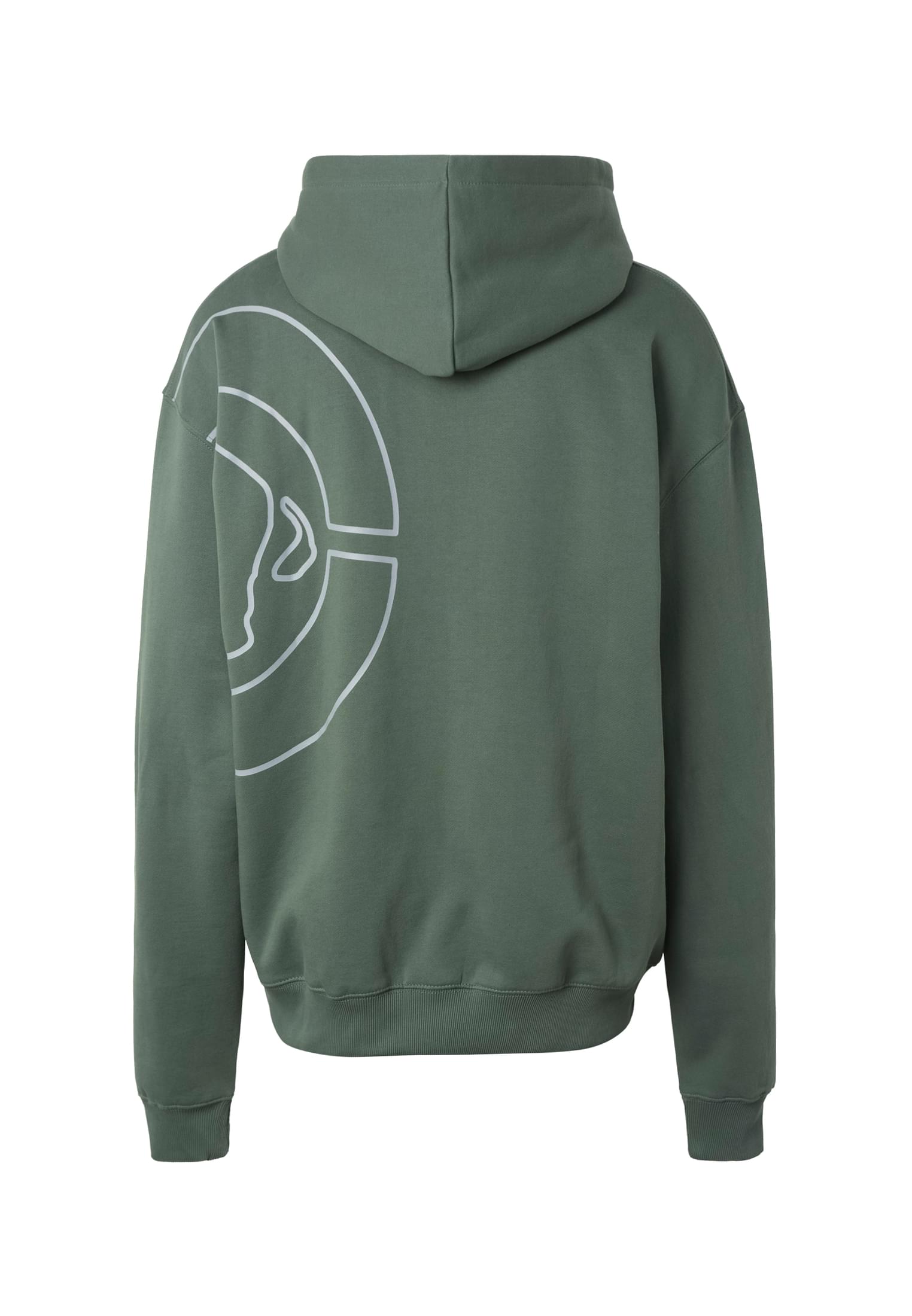 Hoodie Big Logo Relaxed-Fit με Bold Λογότυπο Eckohd1131-21404 Ecko Unltd Darkforest ανδρικά Φούτερ Simple Wear