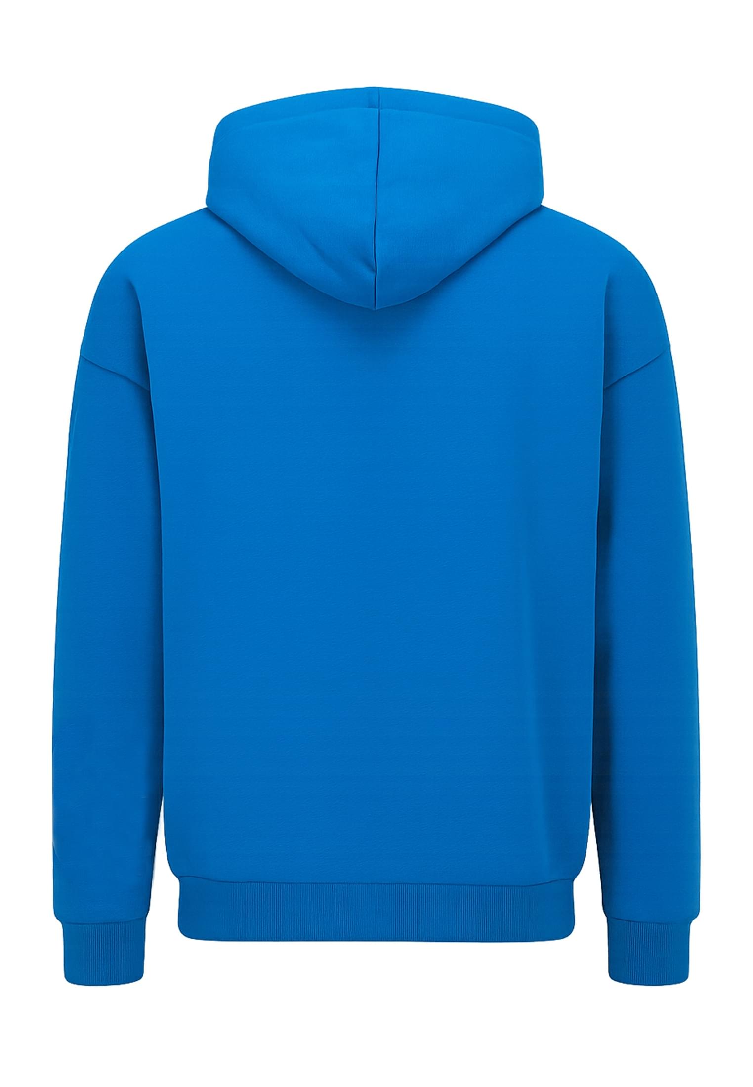 Hoodie College με Κουκούλα Και Κλασική Τσέπη Καγκουρό Eckohd1134T-01495 Ecko Unltd Cobalt Blue ανδρικά Φούτερ Simple Wear