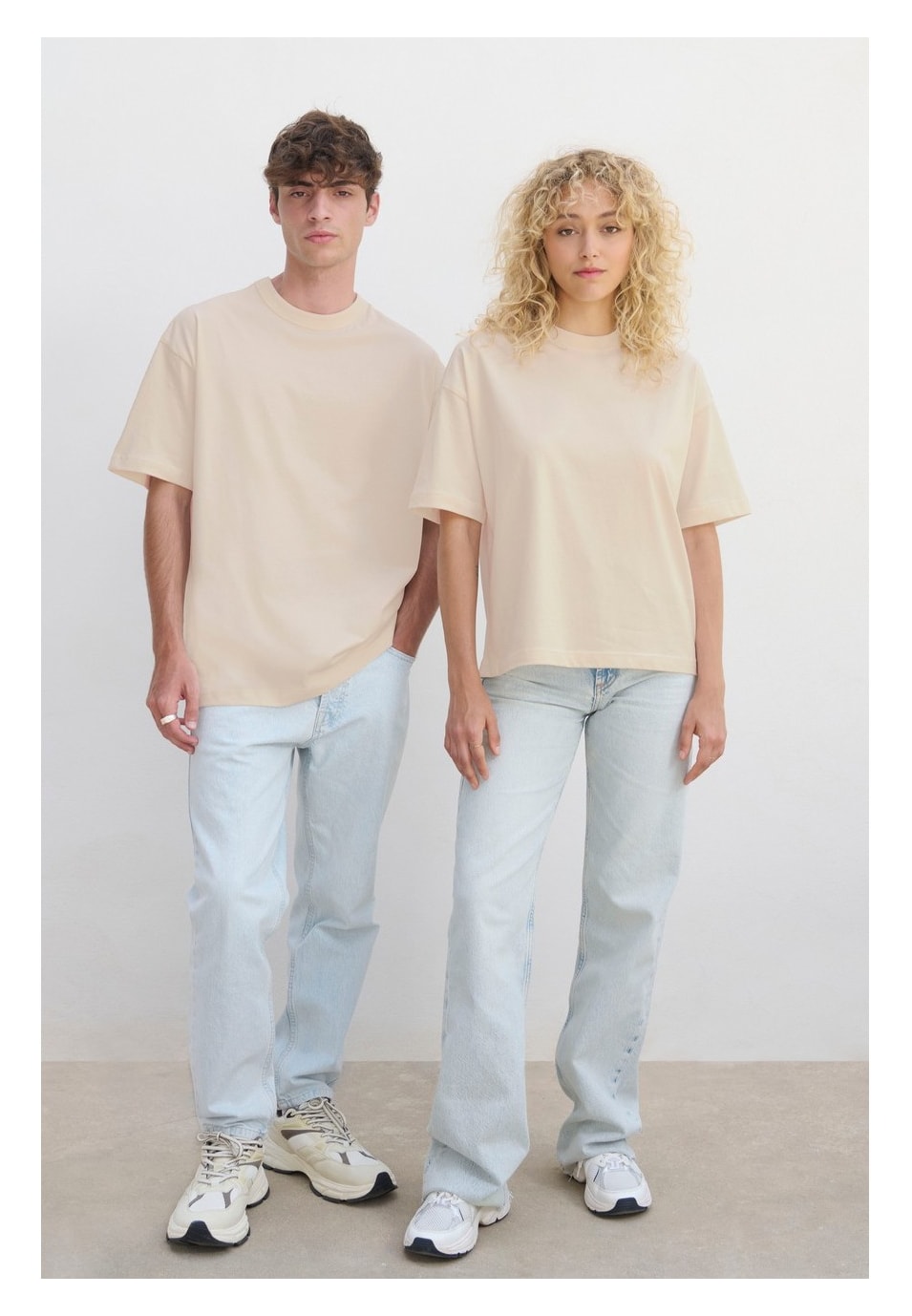 Γυναικείο Oversized T-Shirt Boxy Women - 03807 Sols Linen ανδρικά Μπλούζες Polo Simple Wear Μπλουζάκια κοντομάνικα