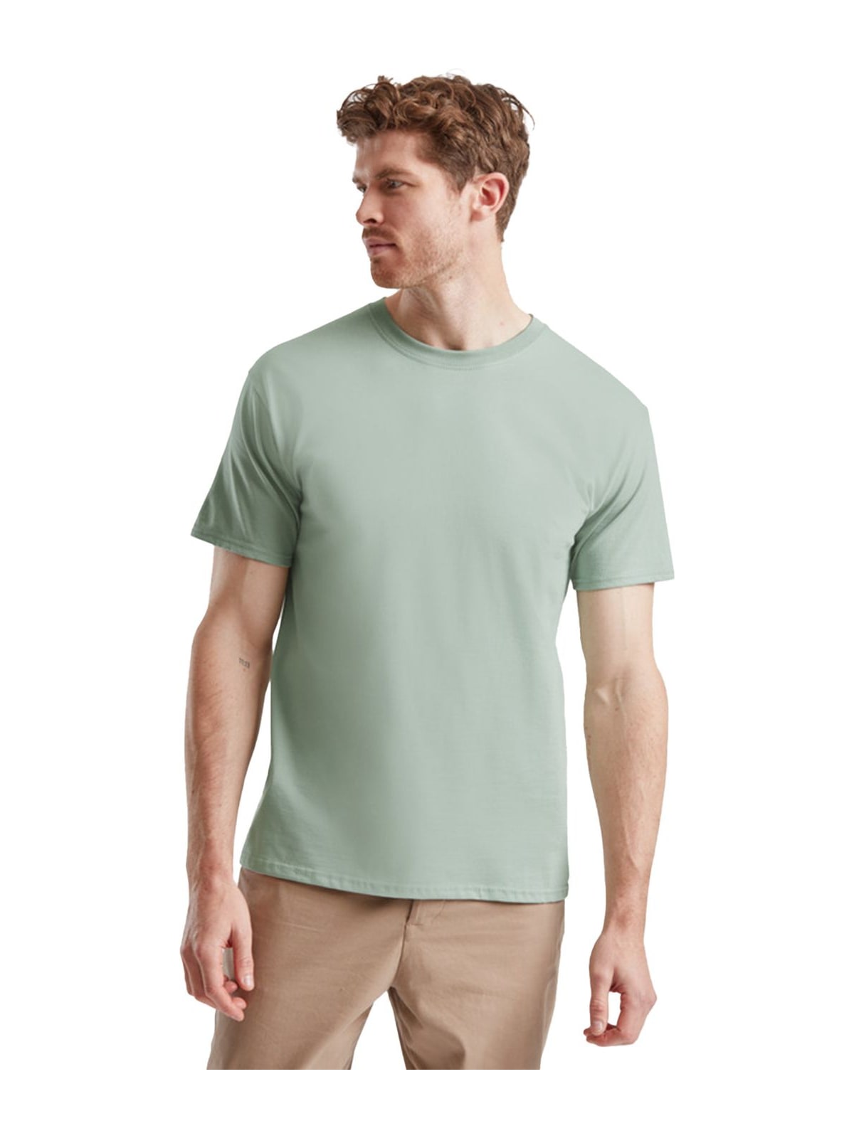 T-Shirt 61-422-0 Fruit of the Loom Ringspun Premium Iconic 195 Sage