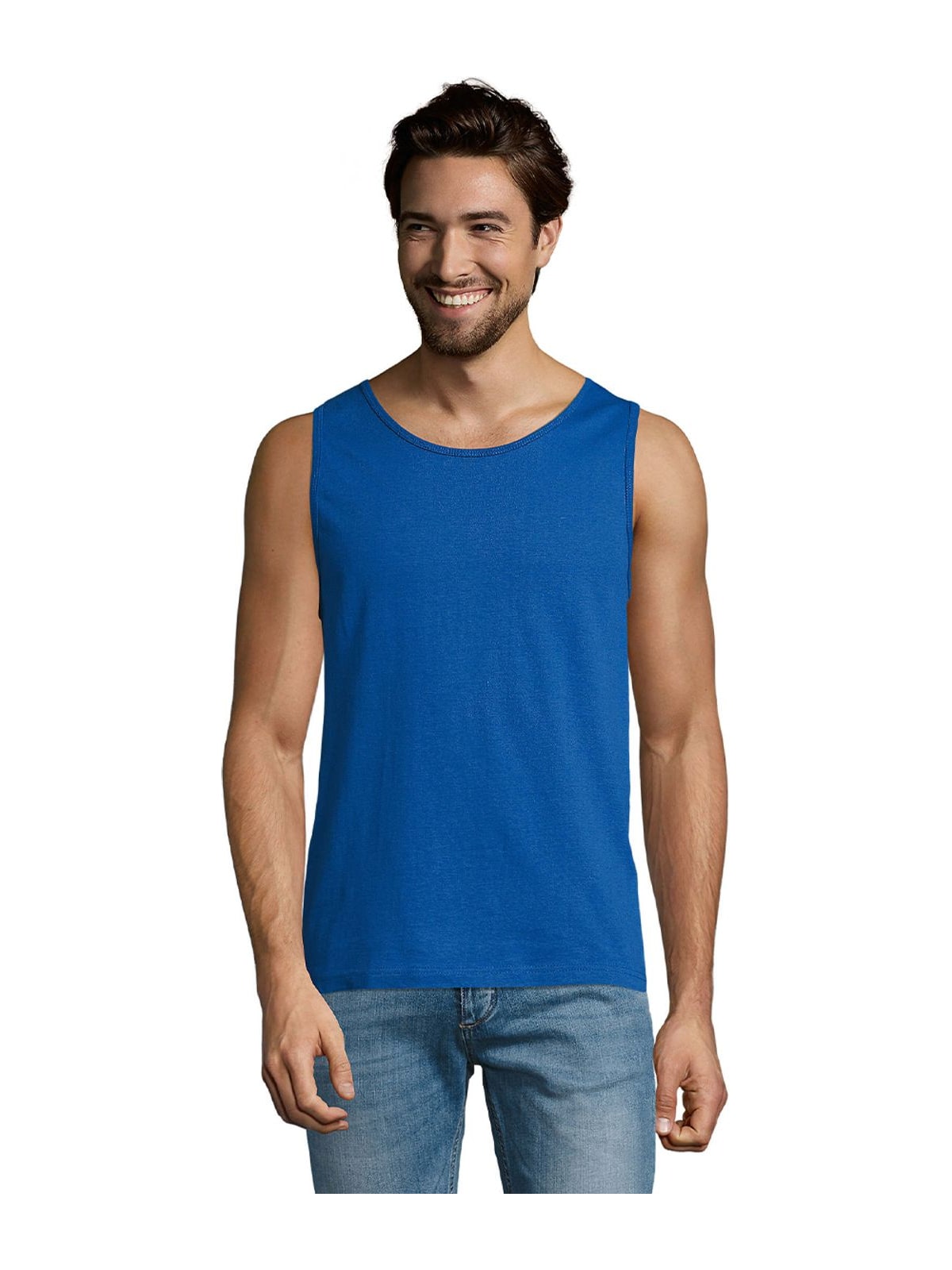 Αμάνικο T-Shirt 11465 SOL'S Justin Royal Blue
