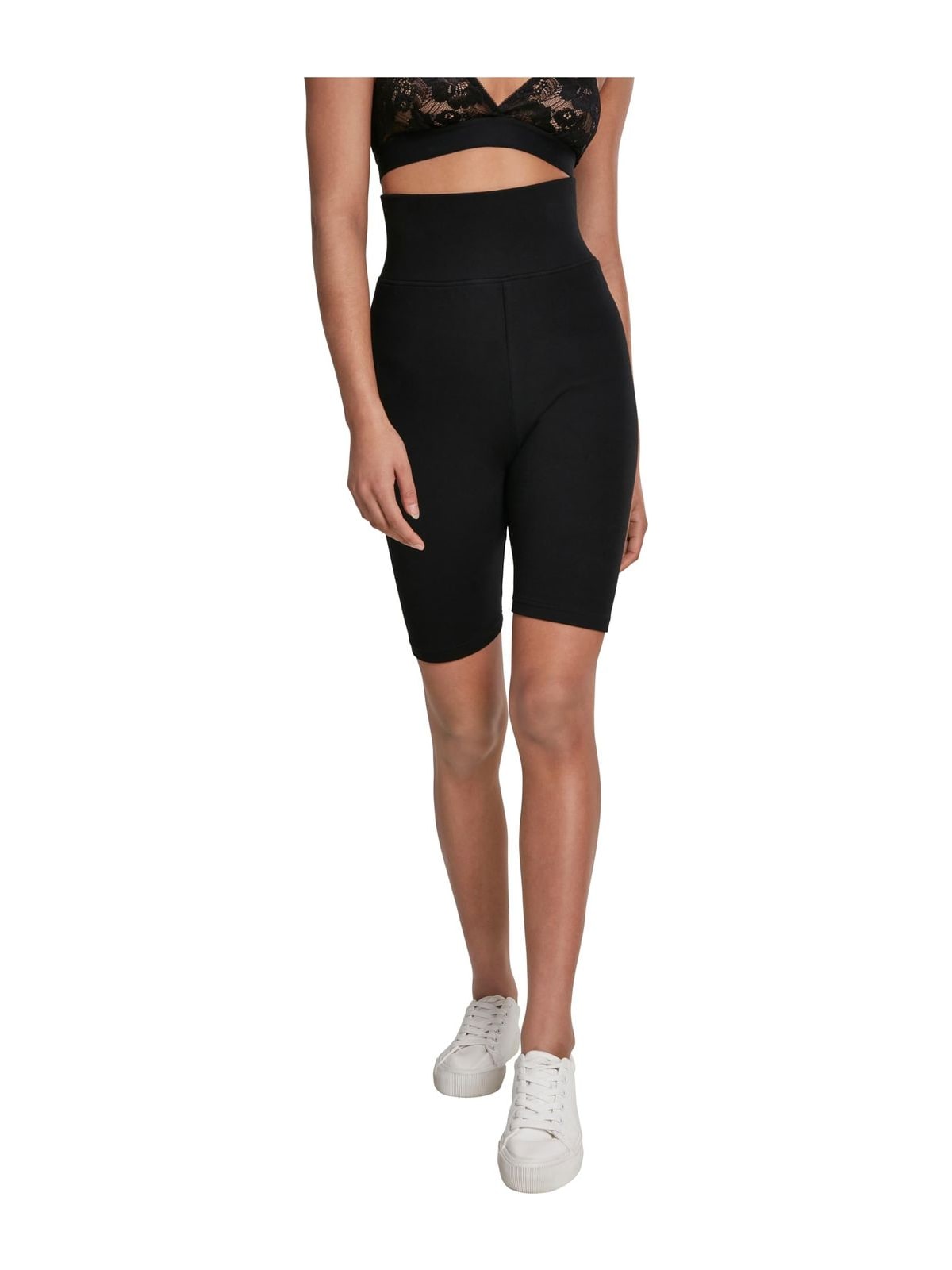 Γυναικείο Αθλητικό Σορτς TB2632 Urban Classics High Waist Cycle Black