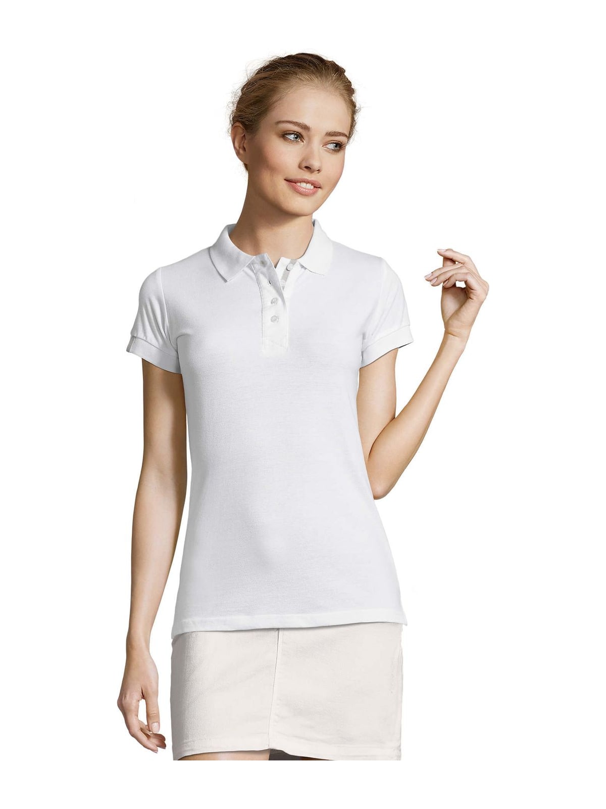 Γυναικείο Πόλο Πικέ 00575 SOL'S Portland White