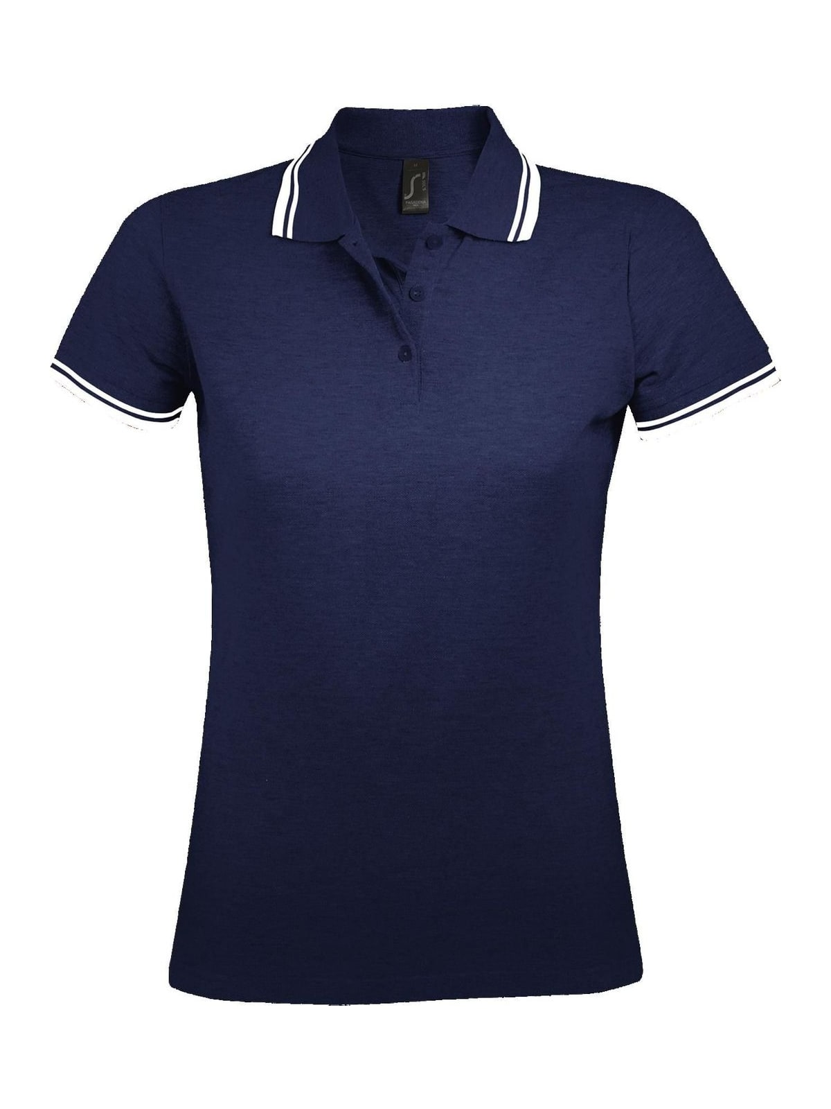 Γυναικείο Πόλο Πικέ 00578 SOL'S Pasadena French Navy/White