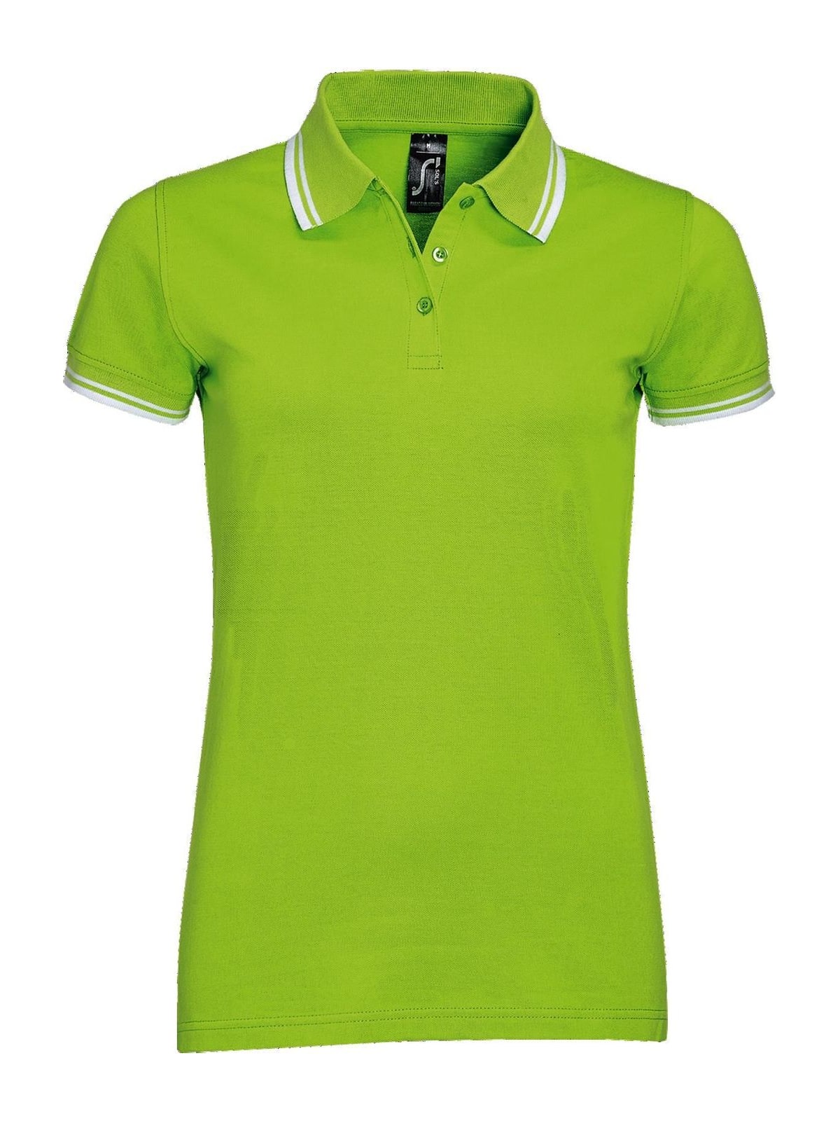 Γυναικείο Πόλο Πικέ 00578 SOL'S Pasadena Lime/White