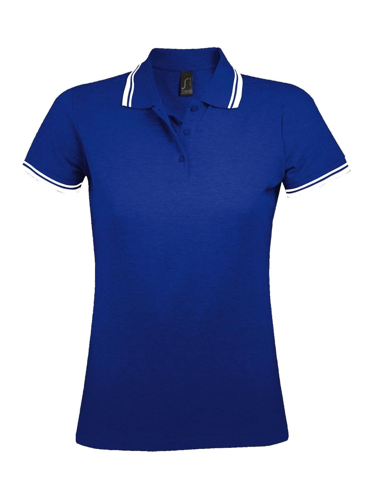 Γυναικείο Πόλο Πικέ 00578 SOL'S Pasadena Royal/White