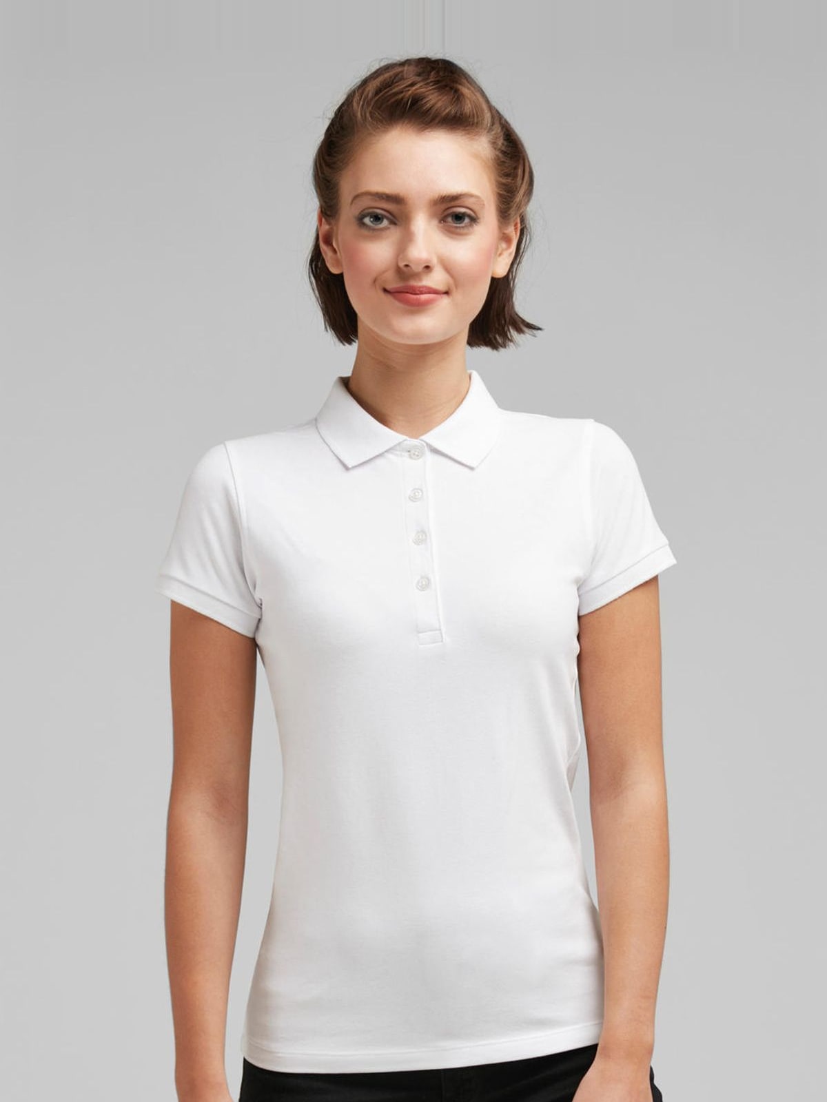 Γυναικεία Μπλούζα Polo SGPoloF SG Stretch White