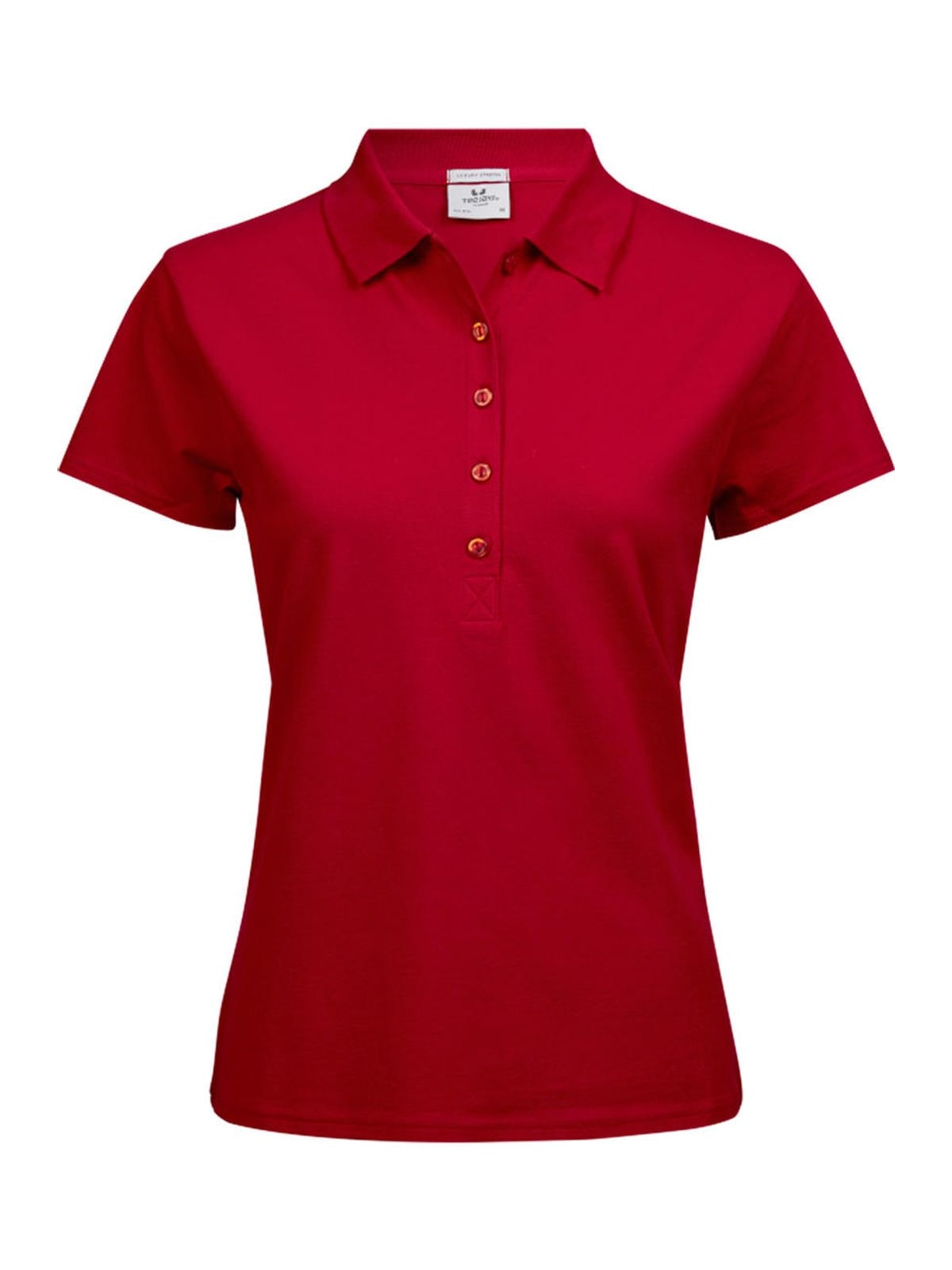 Γυναικεία Μπλούζα Polo 145 Tee Jays Luxury LS Stretch Red