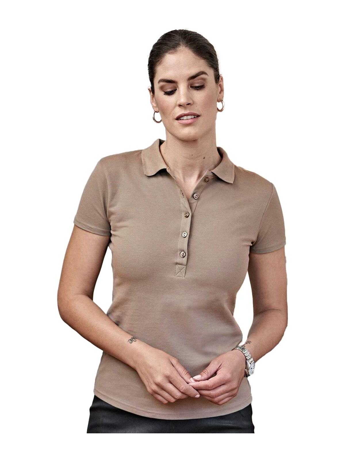 Γυναικεία Μπλούζα Polo 145 Tee Jays Luxury LS Stretch Kit