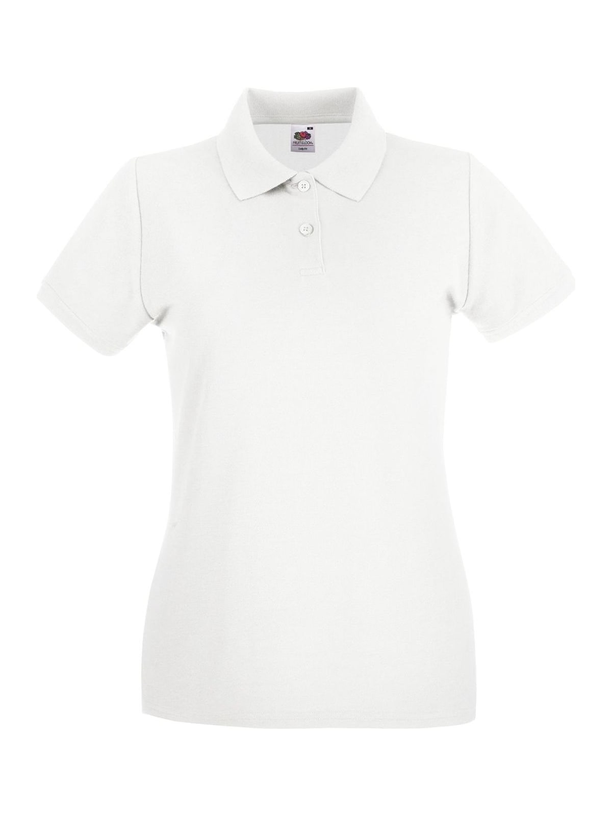 Γυναικεία Μπλούζα Polo 63-030-0 Fruit of the Loom White