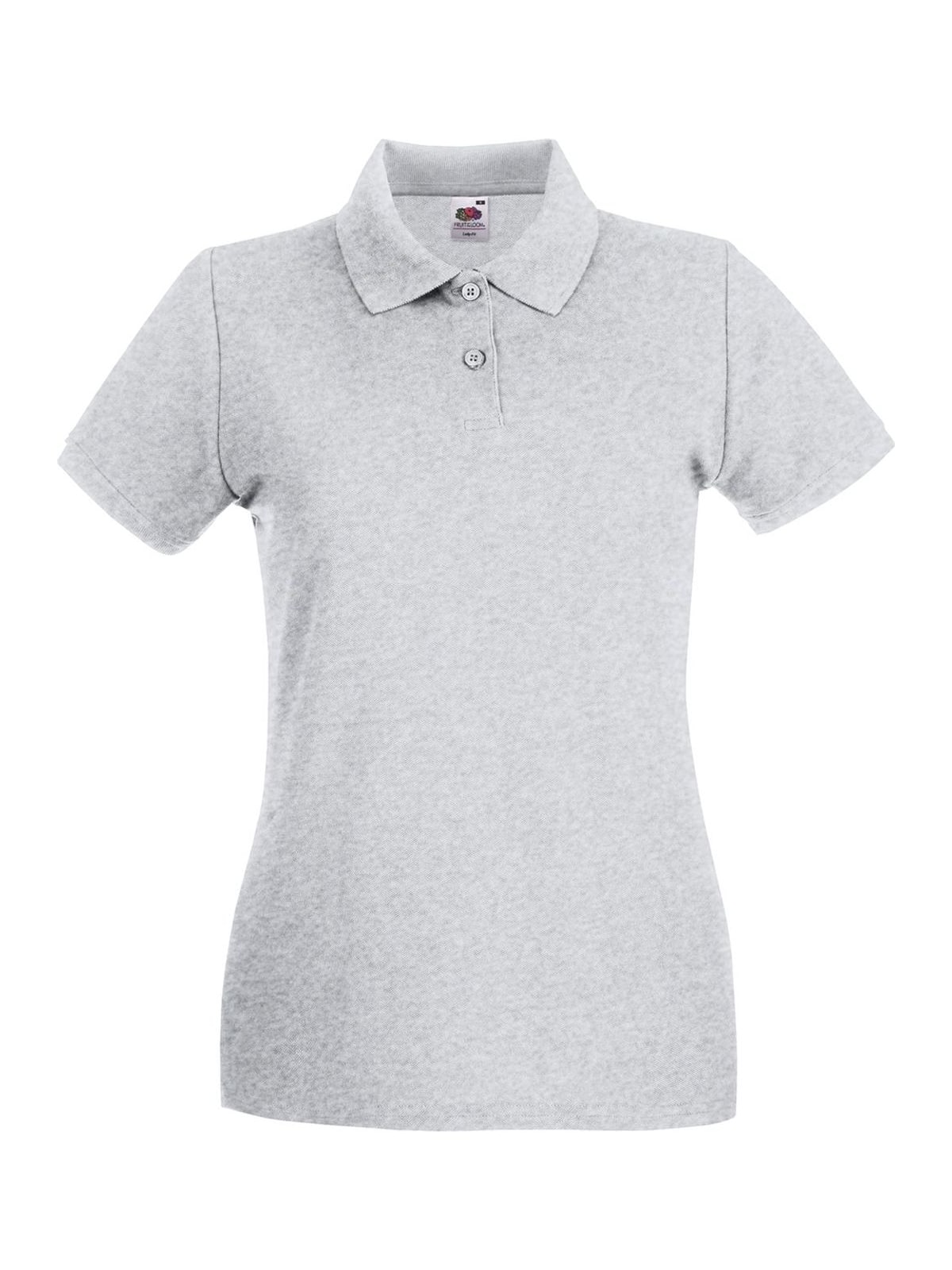 Γυναικεία Μπλούζα Polo 63-030-0 Fruit of the Loom Heather Grey