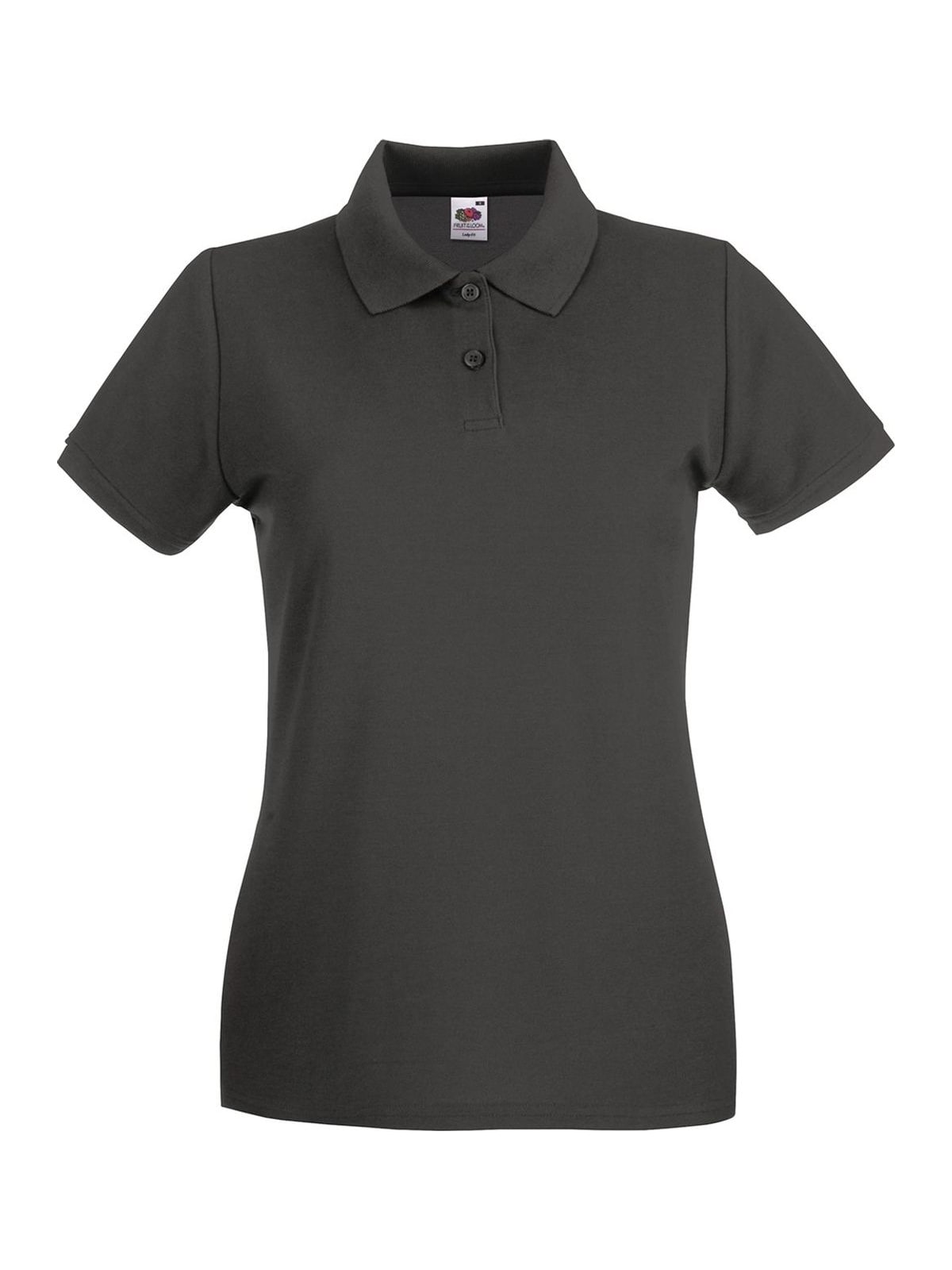 Γυναικεία Μπλούζα Polo 63-030-0 Fruit of the Loom Light Graphite