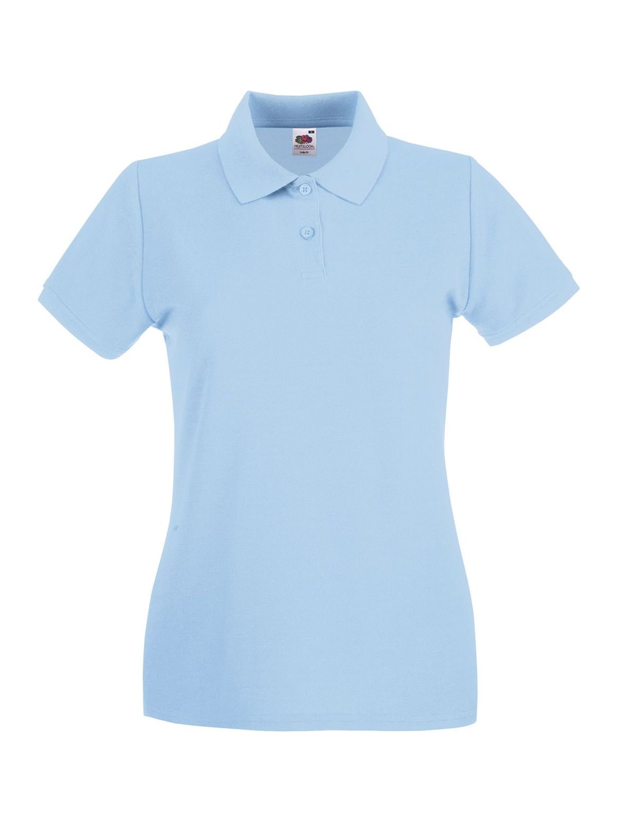 Γυναικεία Μπλούζα Polo 63-030-0 Fruit of the Loom Sky Blue