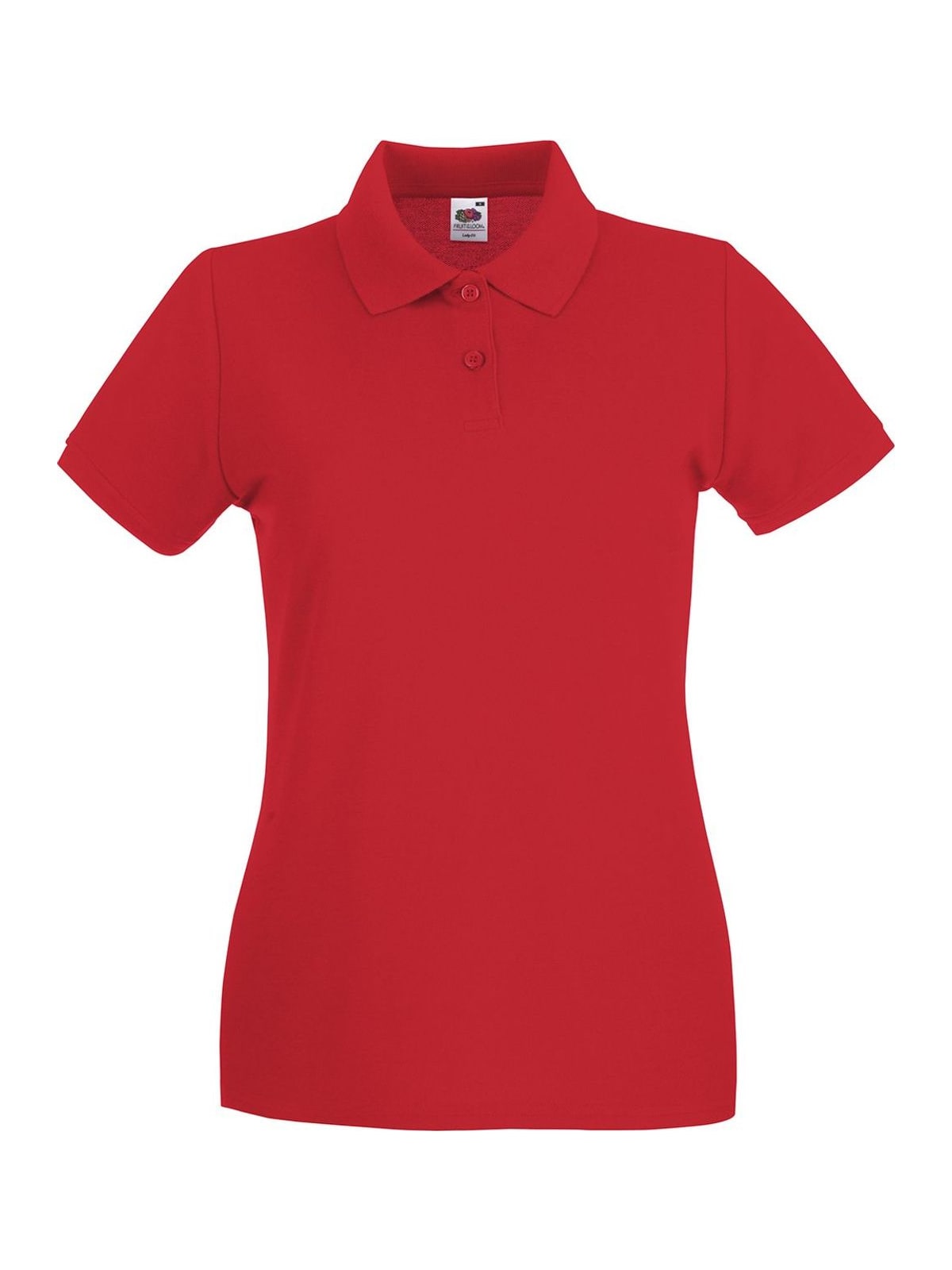 Γυναικεία Μπλούζα Polo 63-030-0 Fruit of the Loom Red