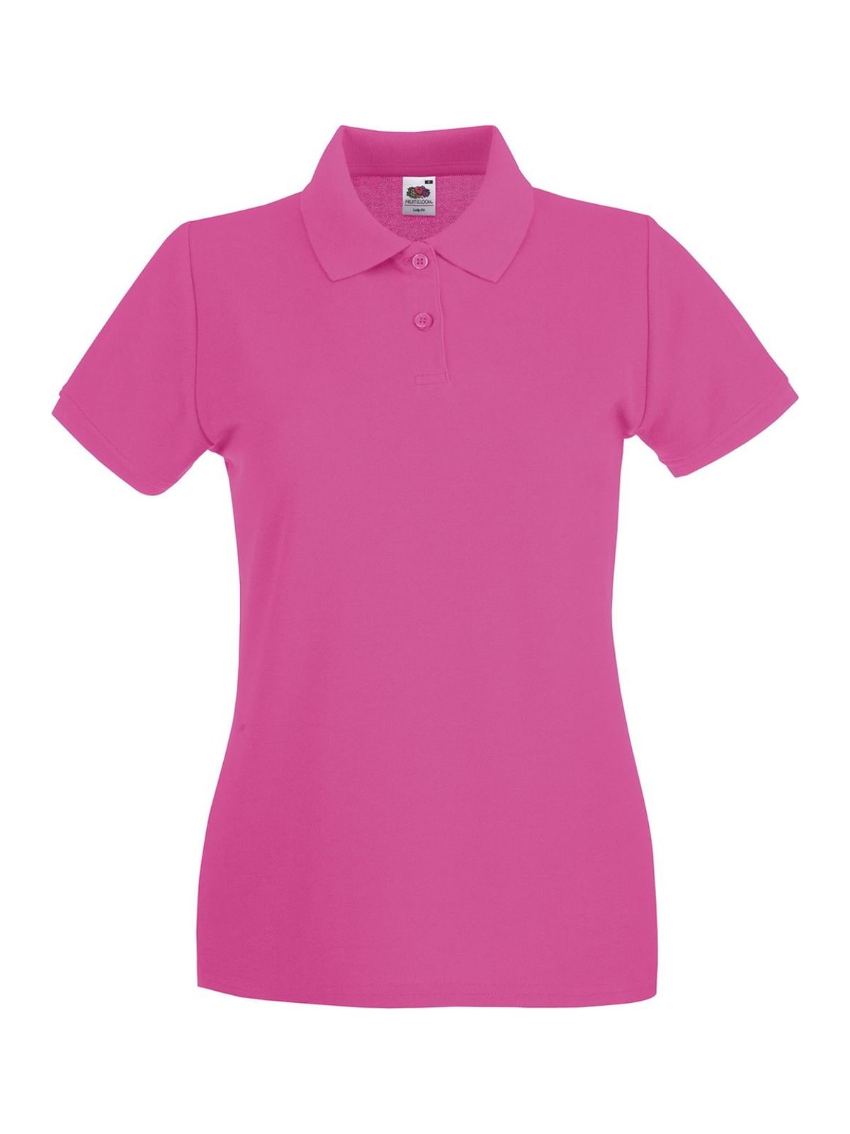 Γυναικεία Μπλούζα Polo 63-030-0 Fruit of the Loom Fuchsia