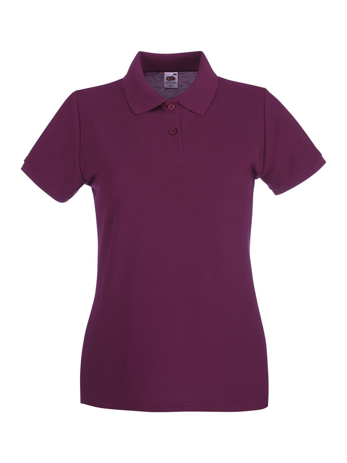 Γυναικεία Μπλούζα Polo 63-030-0 Fruit of the Loom Burgundy