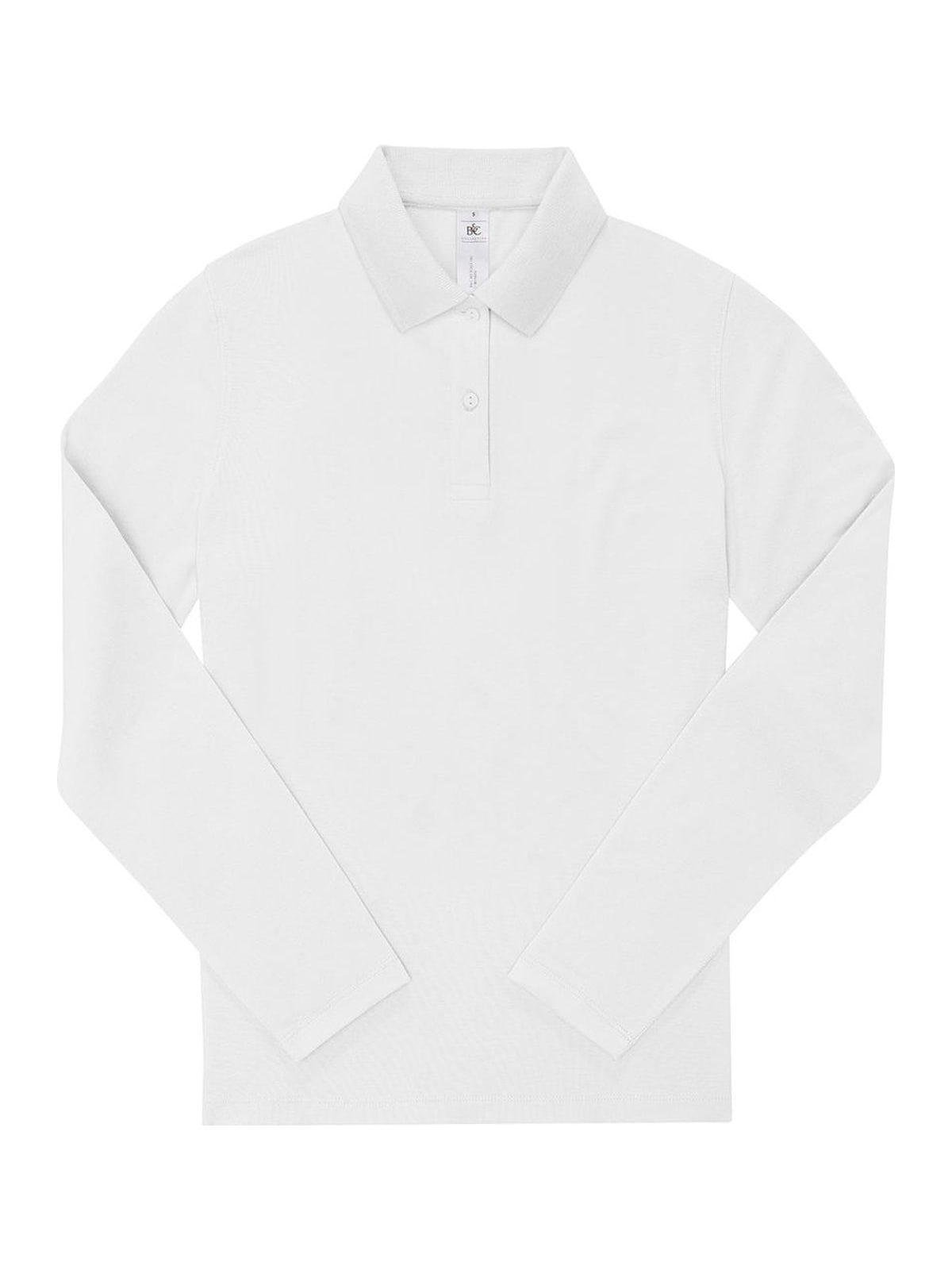 Γυναικεία Μακρυμάνικη Μπλούζα Polo PW462 B & C My Polo 180 LSL White