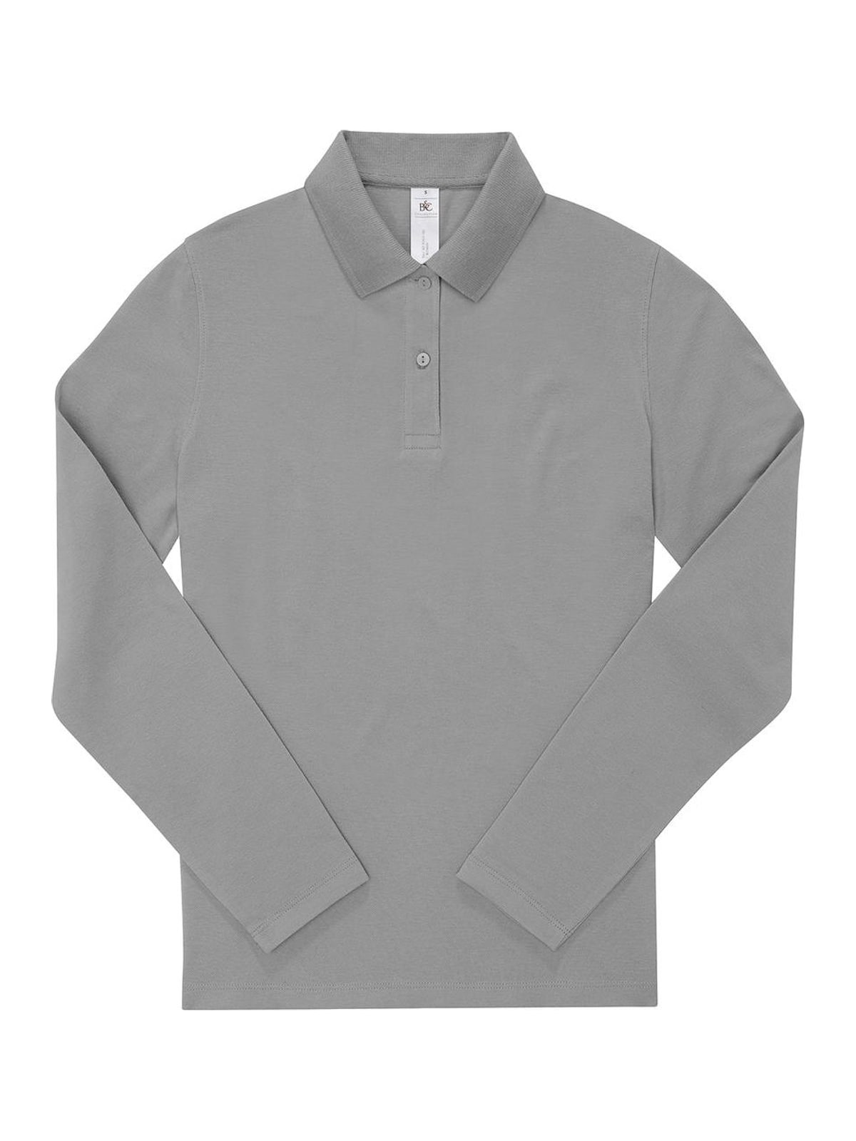 Γυναικεία Μακρυμάνικη Μπλούζα Polo PW462 B & C My Polo 180 LSL Sport Grey
