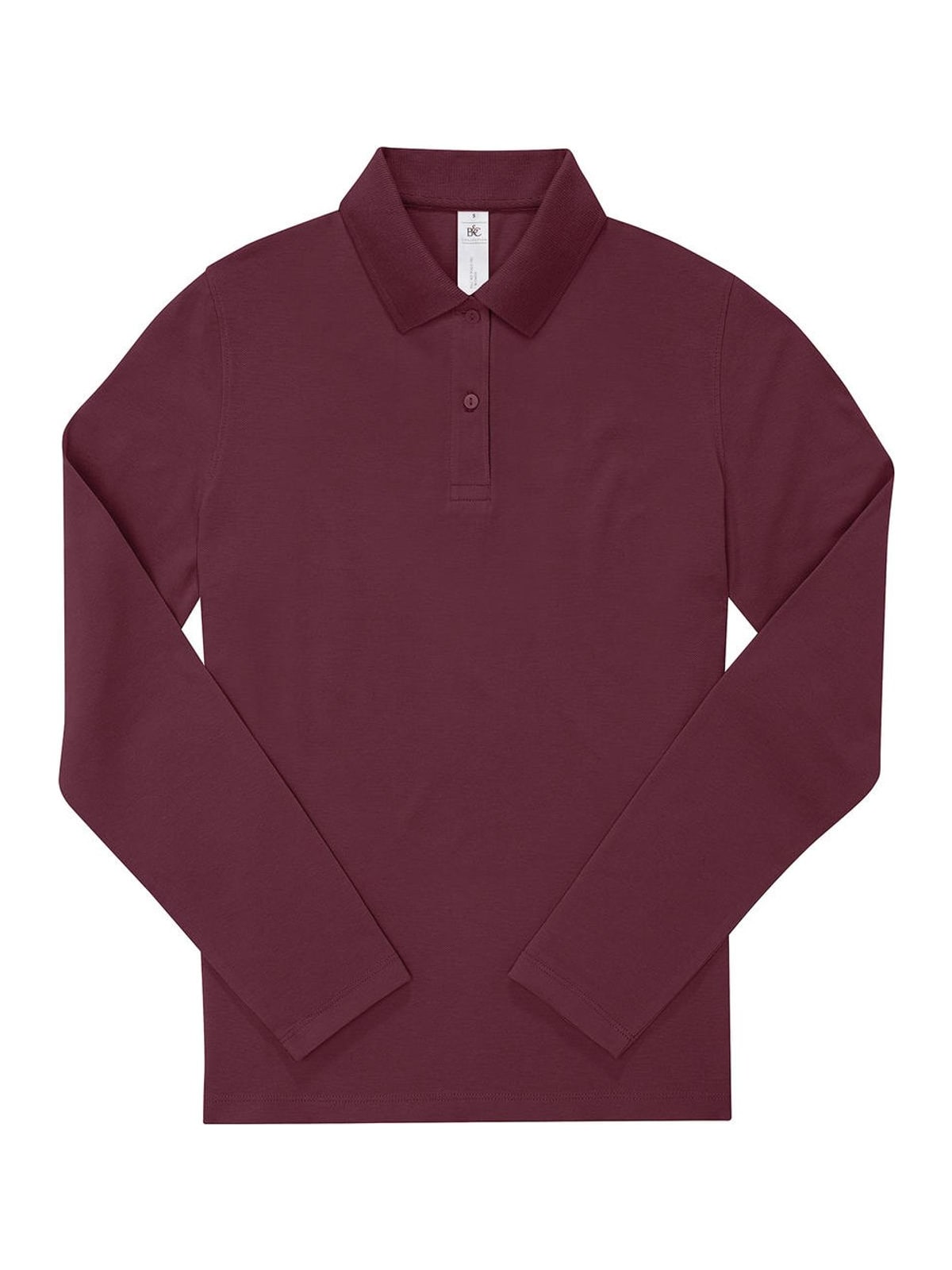 Γυναικεία Μακρυμάνικη Μπλούζα Polo PW462 B & C My Polo 180 LSL Burgundy