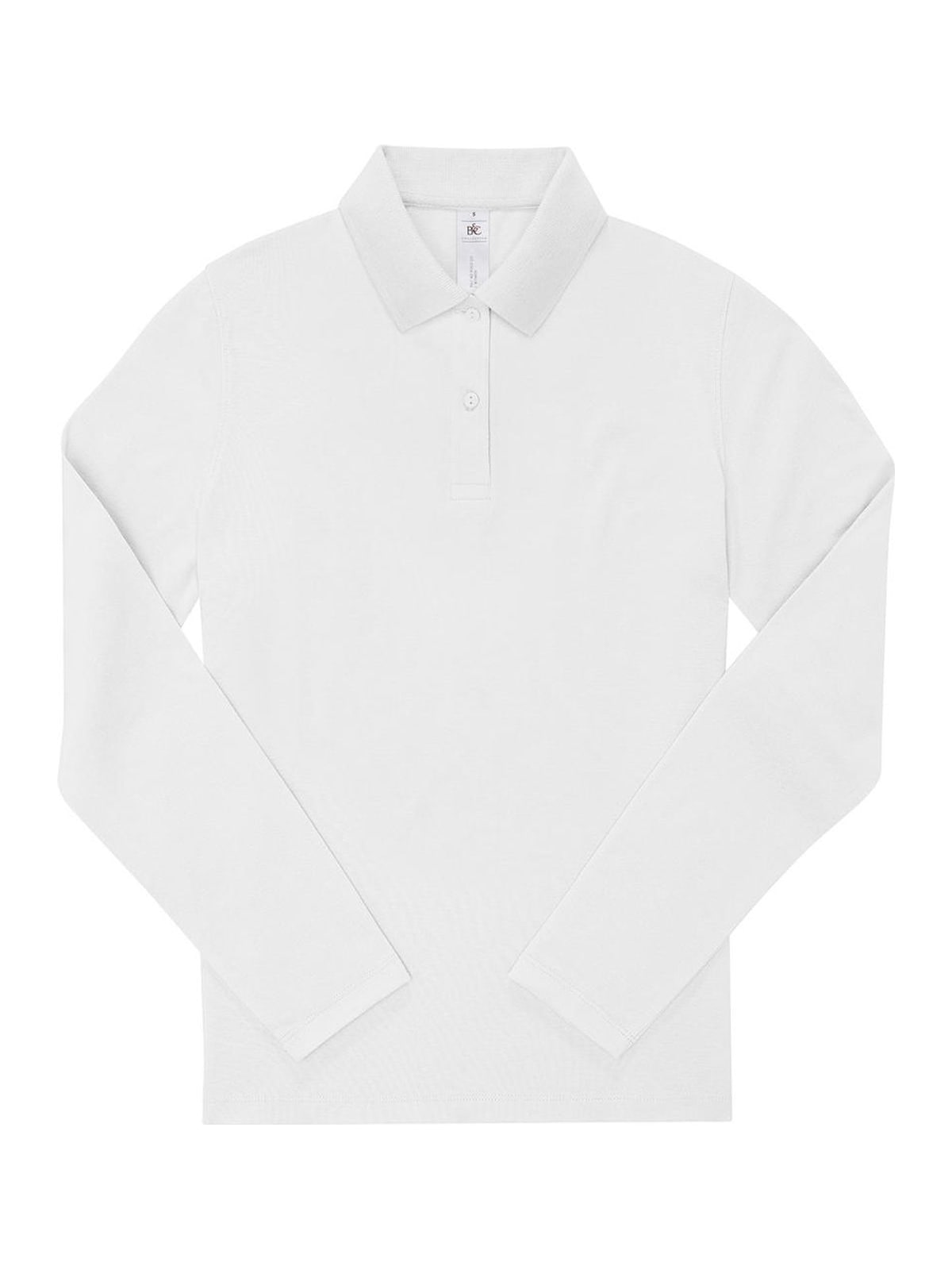 Γυναικεία Μακρυμάνικη Μπλούζα Polo PW464 B&C My Polo 210 LSL White