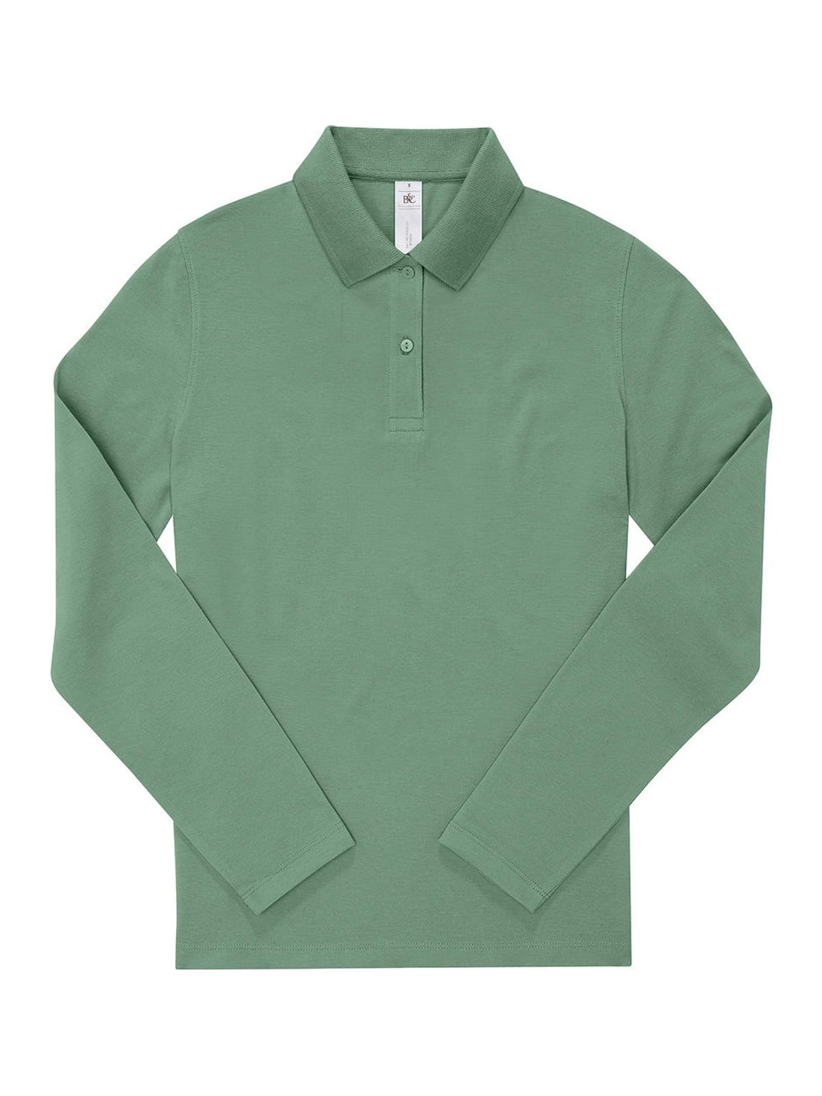 Γυναικεία Μακρυμάνικη Μπλούζα Polo PW464 B&C My Polo 210 LSL Amalfi Green