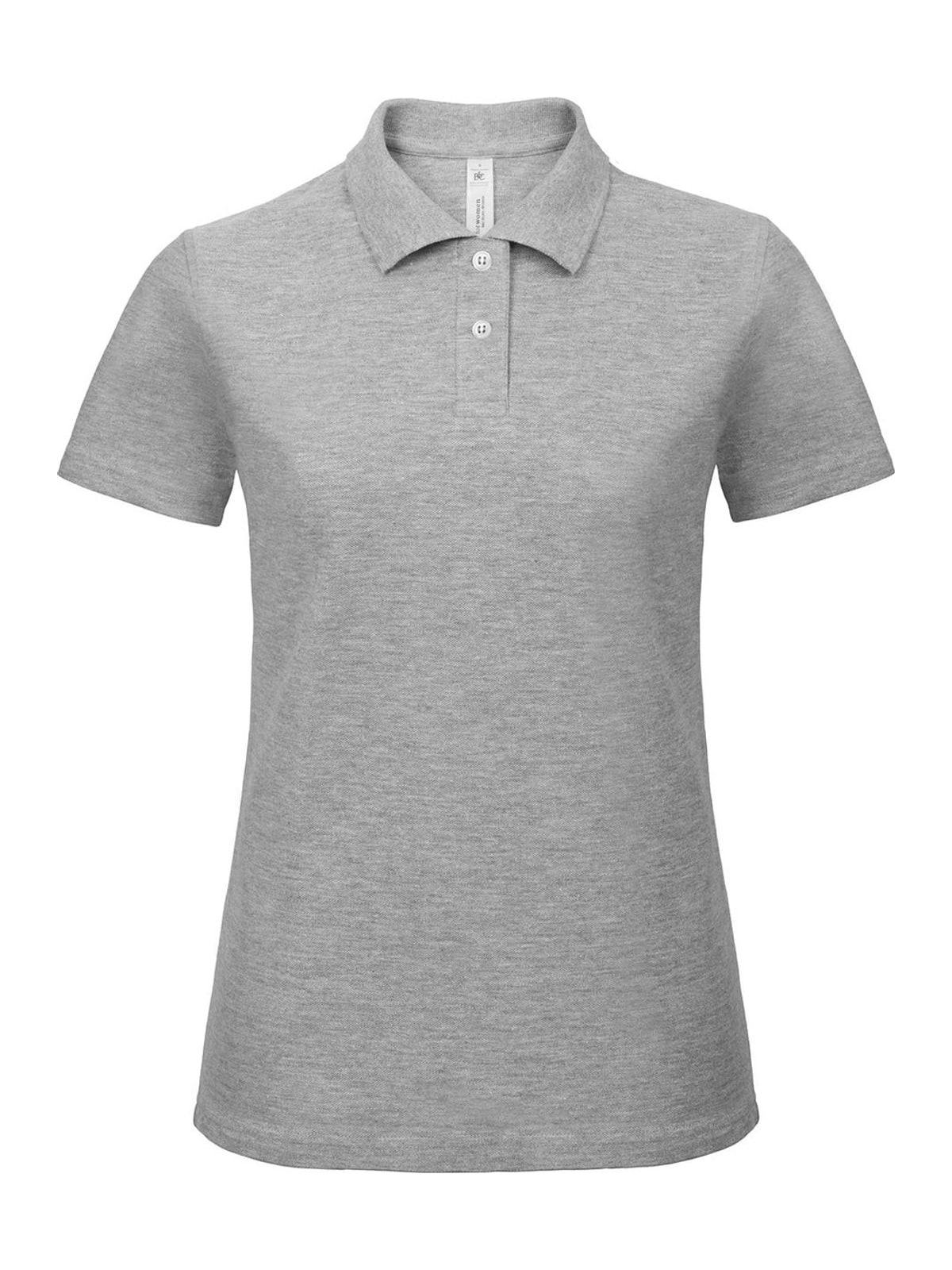 Γυναικείο Μπλουζάκι Polo Pique ID.001 B & C Heather Grey