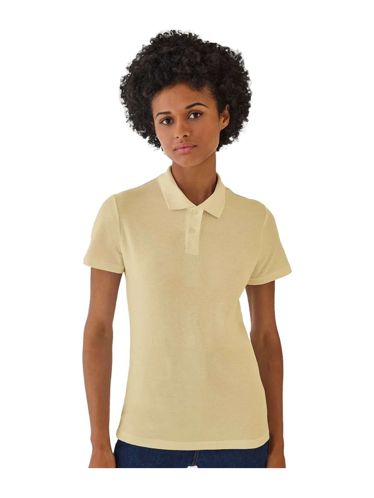 Γυναικείο Μπλουζάκι Polo Pique ID.001 B & C Sand