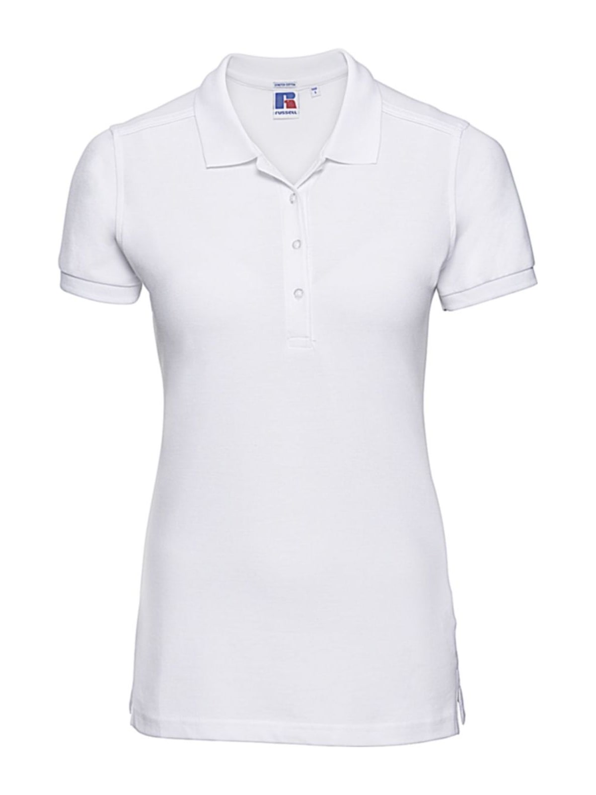 Γυναικείο Μπλουζάκι Polo R-566F-0 Russell Slim Fit Stretch White
