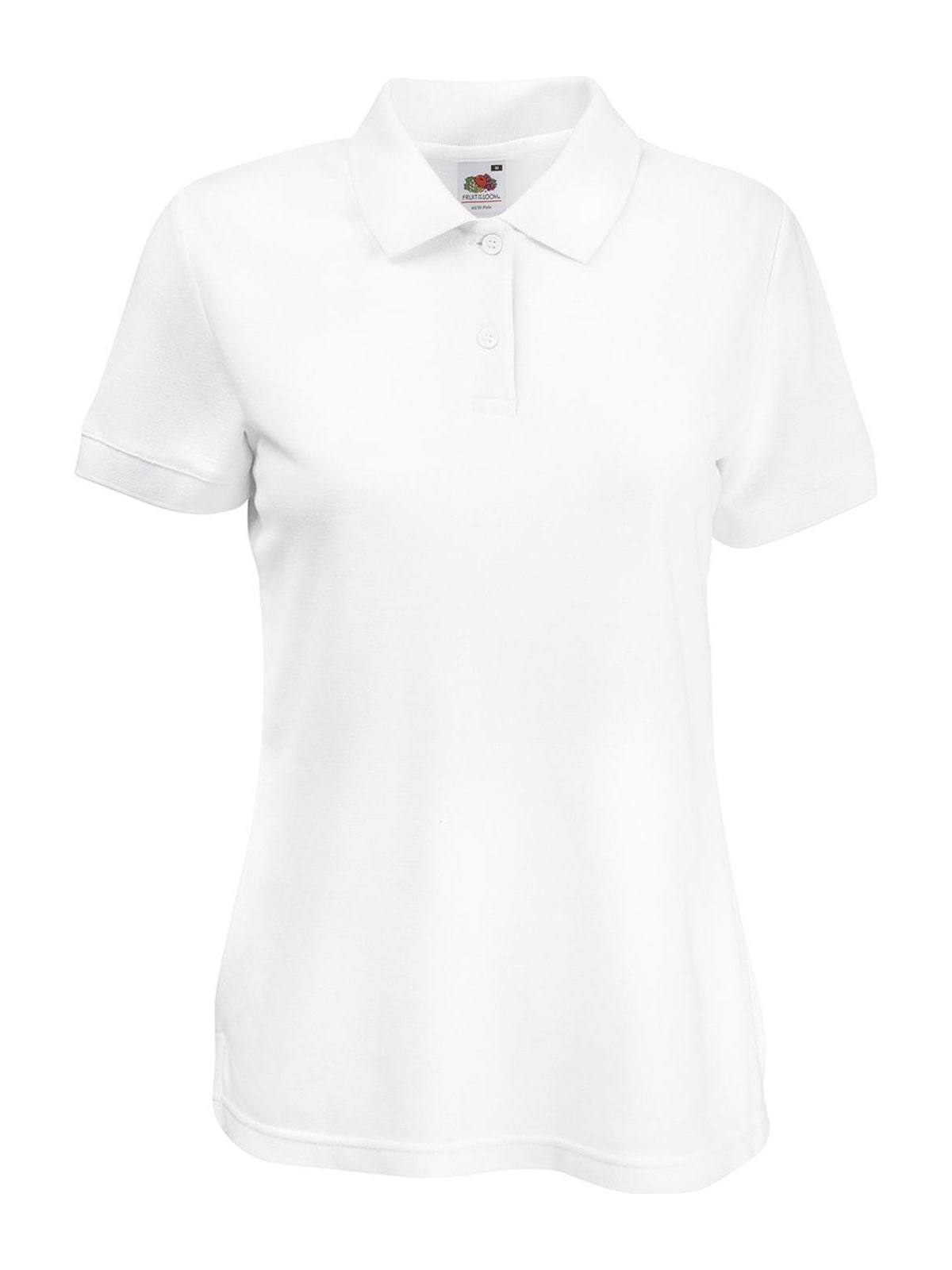 Γυναικεία Μπλούζα Polo 63-212-0 Fruit of the Loom White