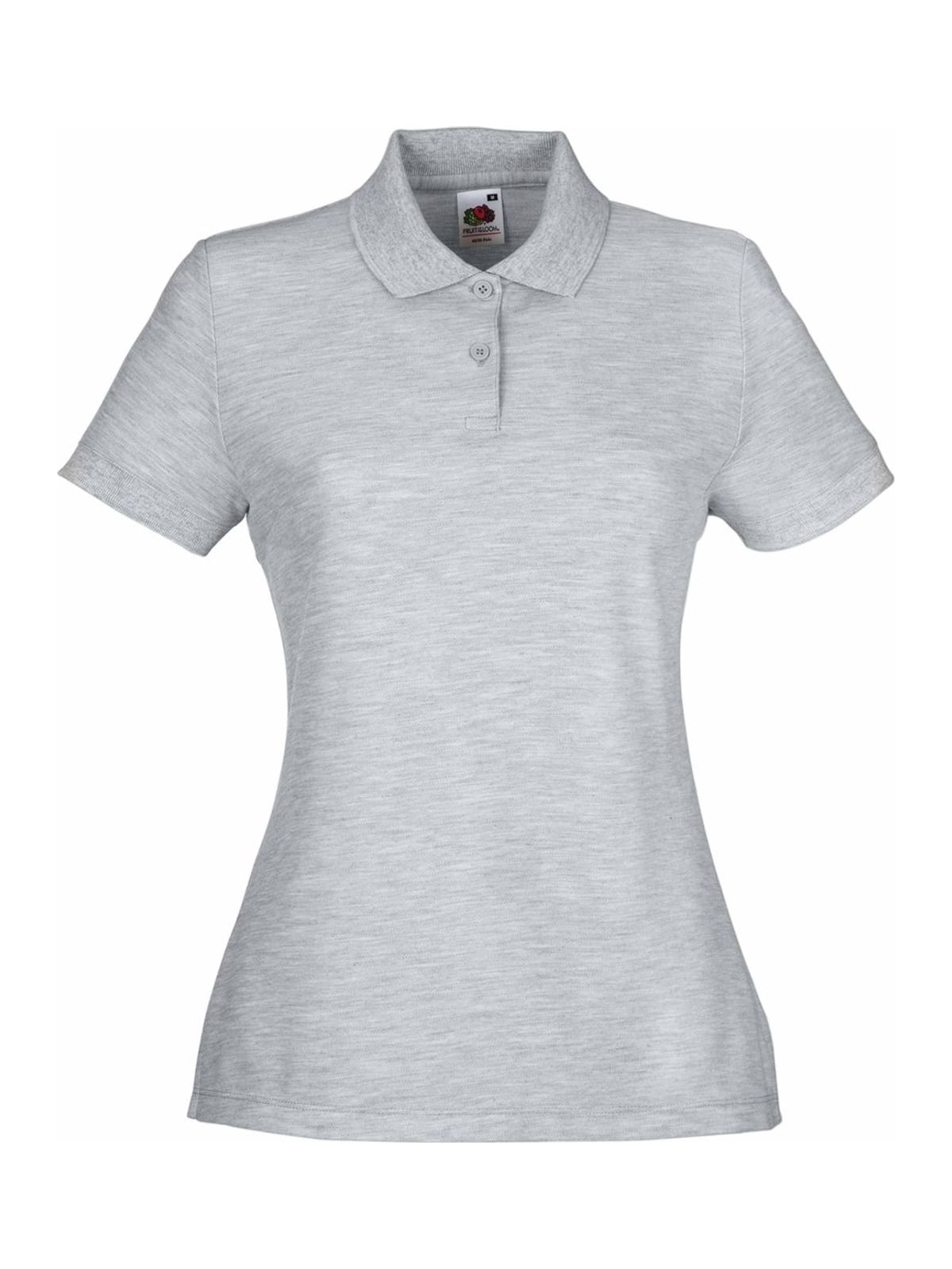 Γυναικεία Μπλούζα Polo 63-212-0 Fruit of the Loom Heather Grey
