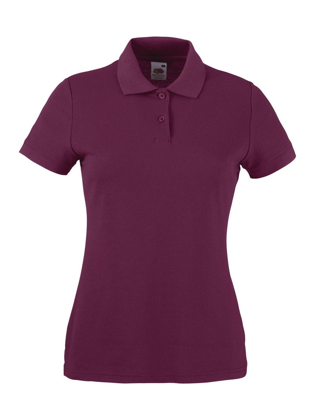 Γυναικεία Μπλούζα Polo 63-212-0 Fruit of the Loom Burgundy