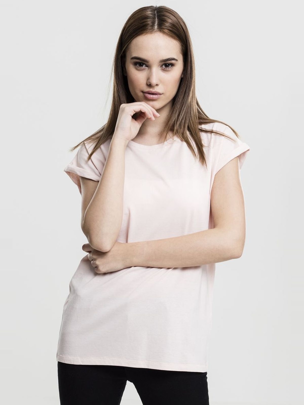 T-shirt TB771 Urban Classics Extended Shoulder Tee Pink