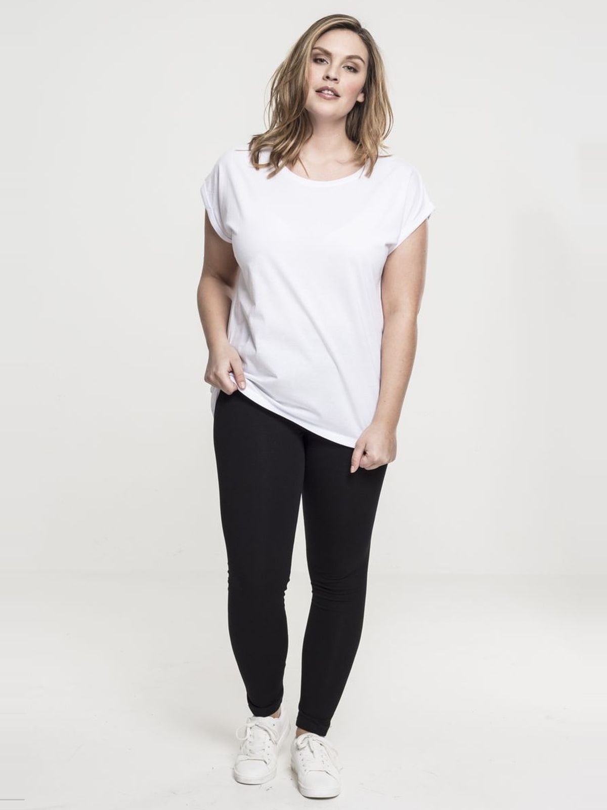 T-shirt TB771-00220 Urban Classics Black White