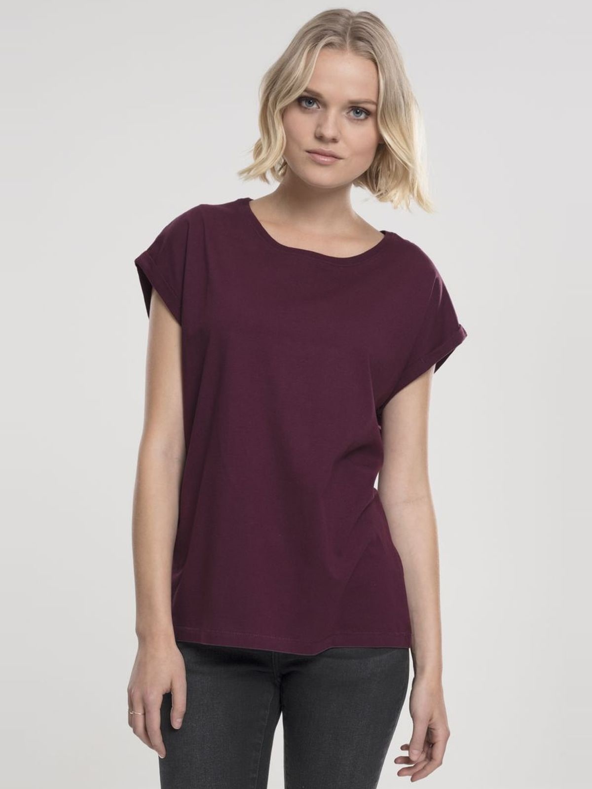 T-shirt Extended Shoulder Tee TB771 Urban Classics Cherry