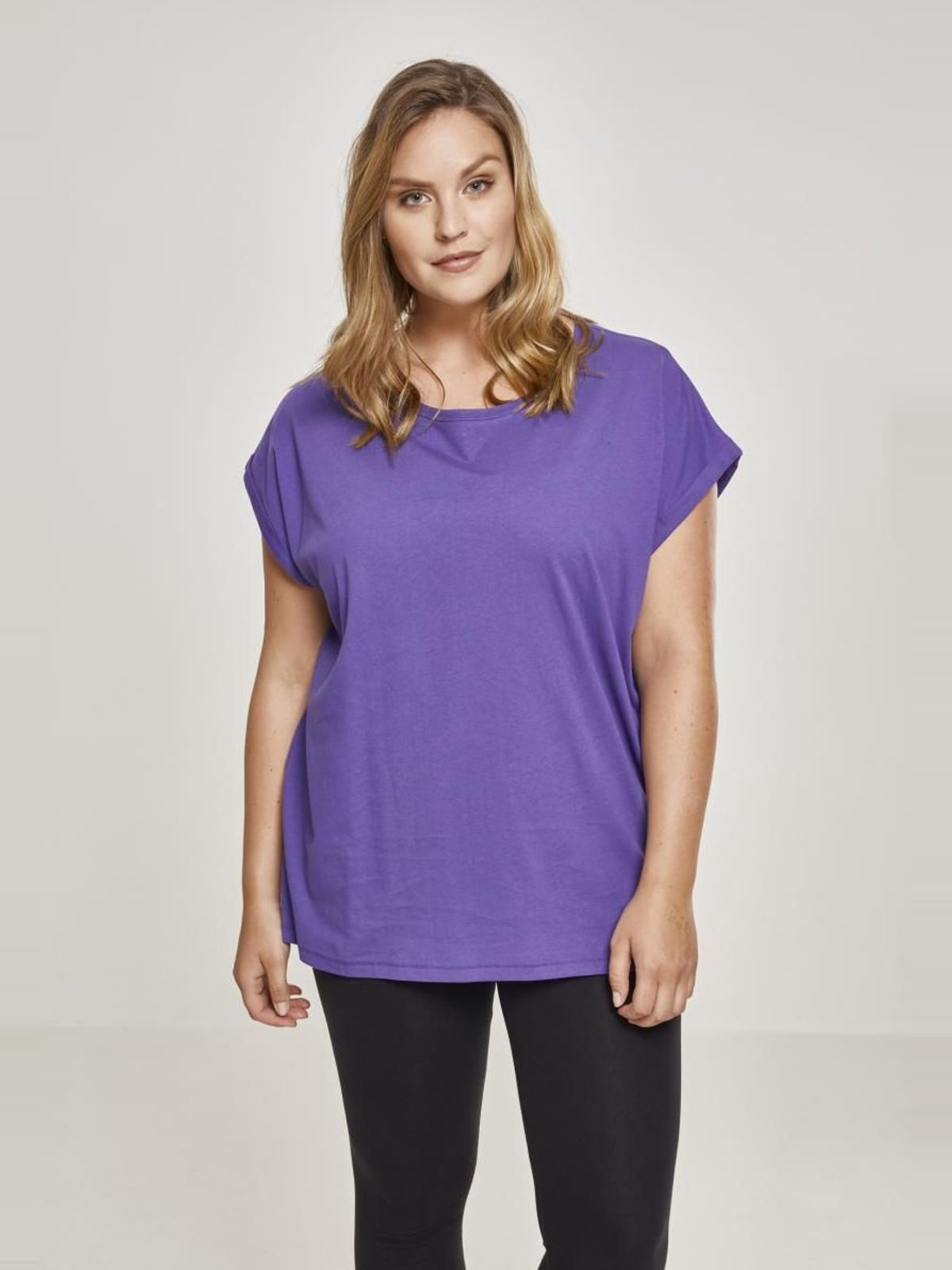 T-shirt Extended Shoulder Tee TB771-01459 Urban Classics Ultraviolet