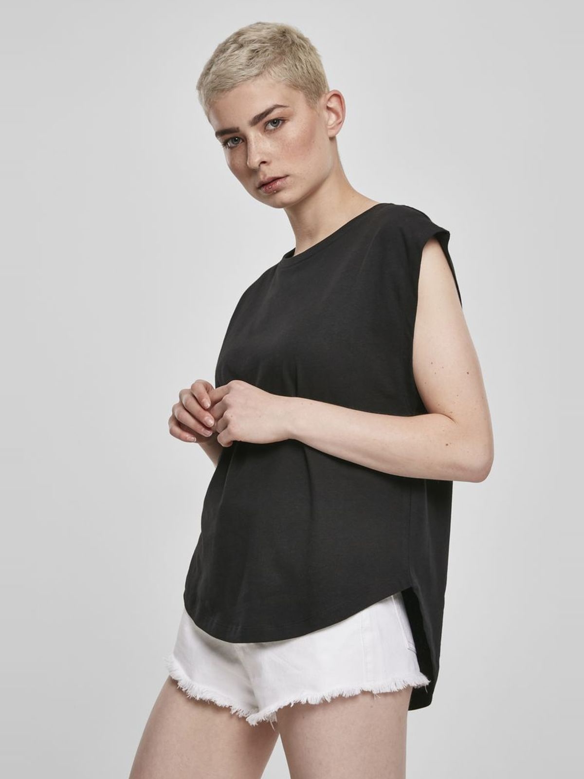 Γυναικείο T-Shirt TB3406 Urban Classics Black Μαύρο