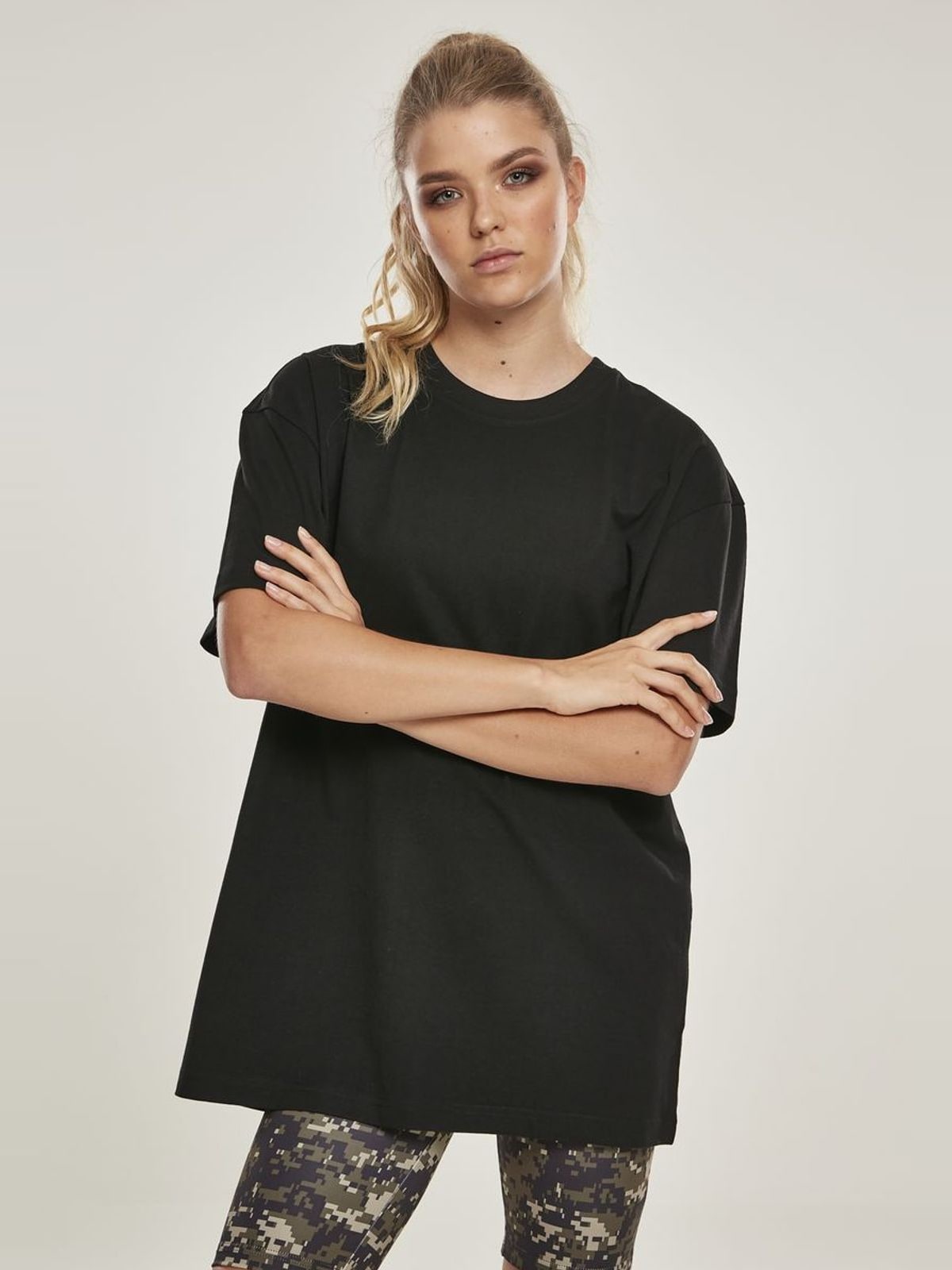 Γυναικείο T-Shirt TB3634 Urban Classics Black Μαύρο