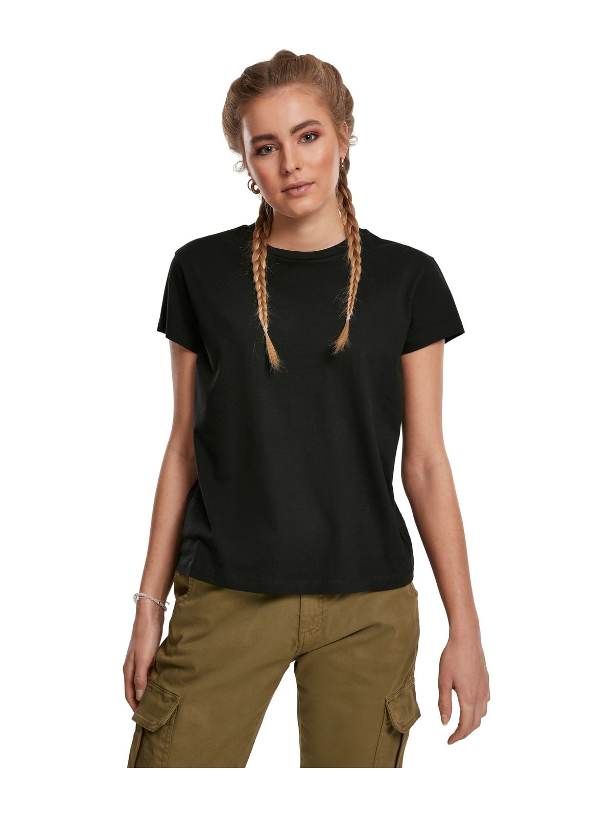 Γυναικείο T-Shirt TB3427-00007 Urban Classics Black Μαύρο